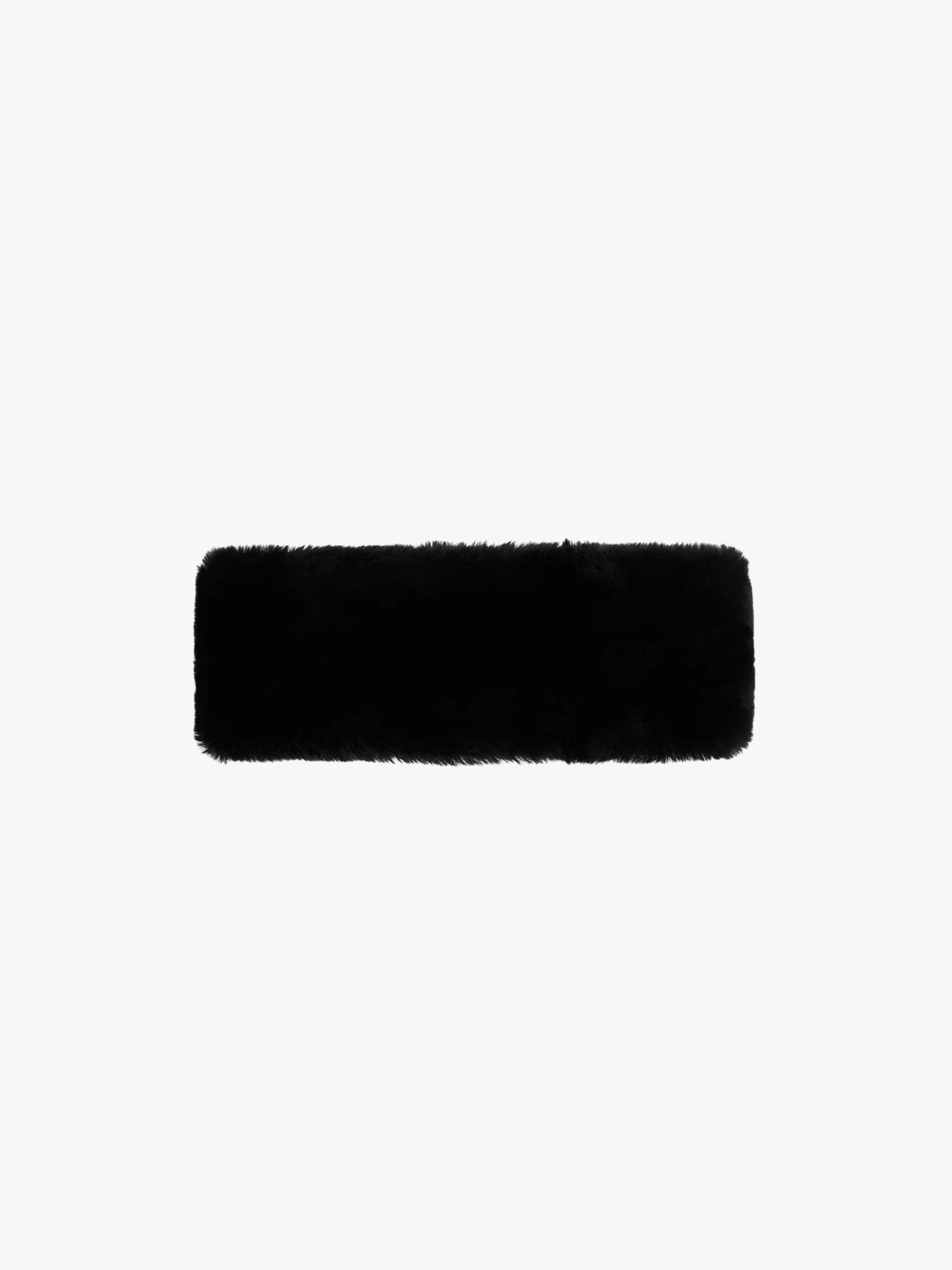 Toteme Shearling Headband Black