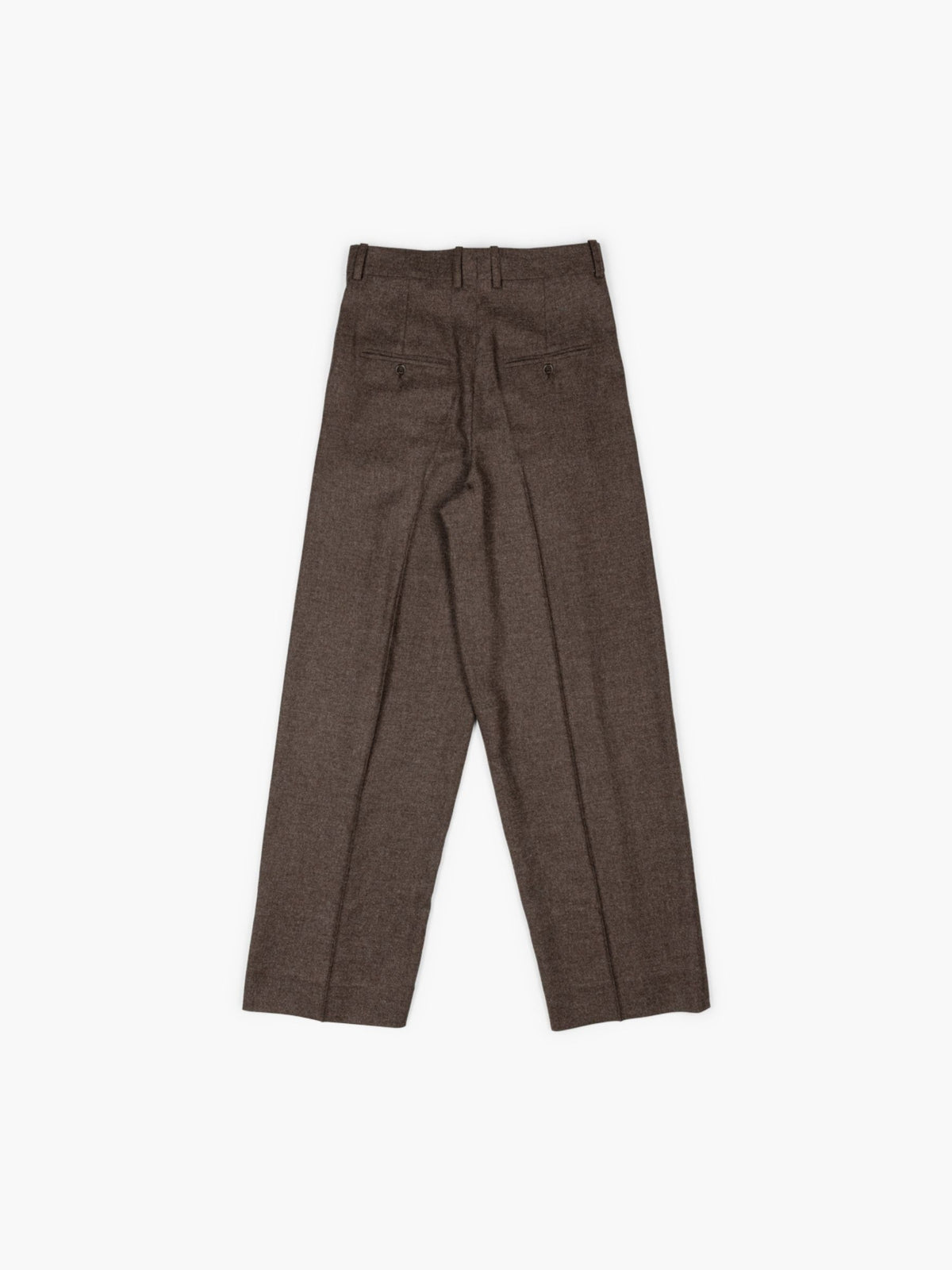 Toteme High Waist Trousers Taupe Melange