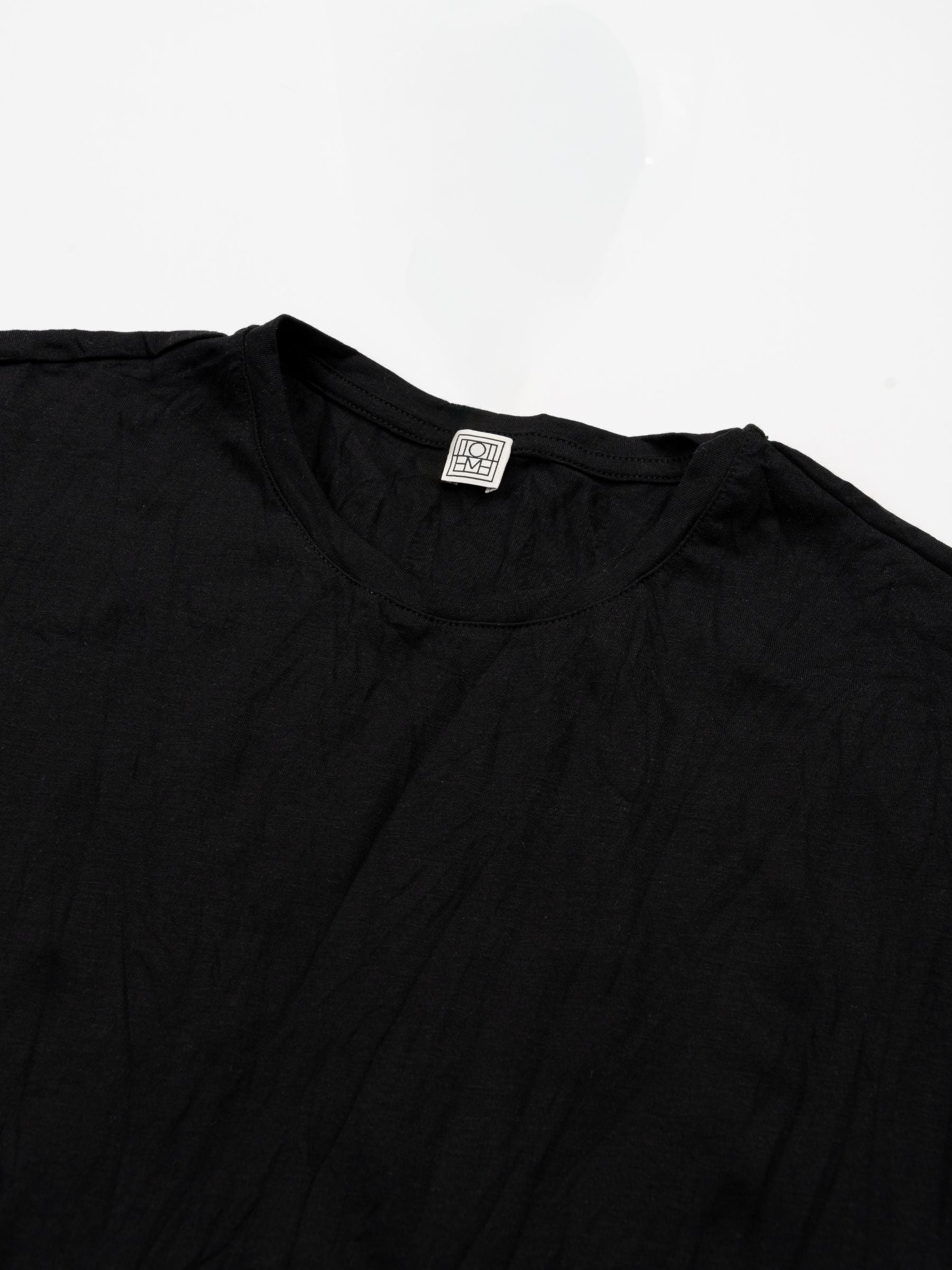 Toteme Relaxed Tee Dress Black