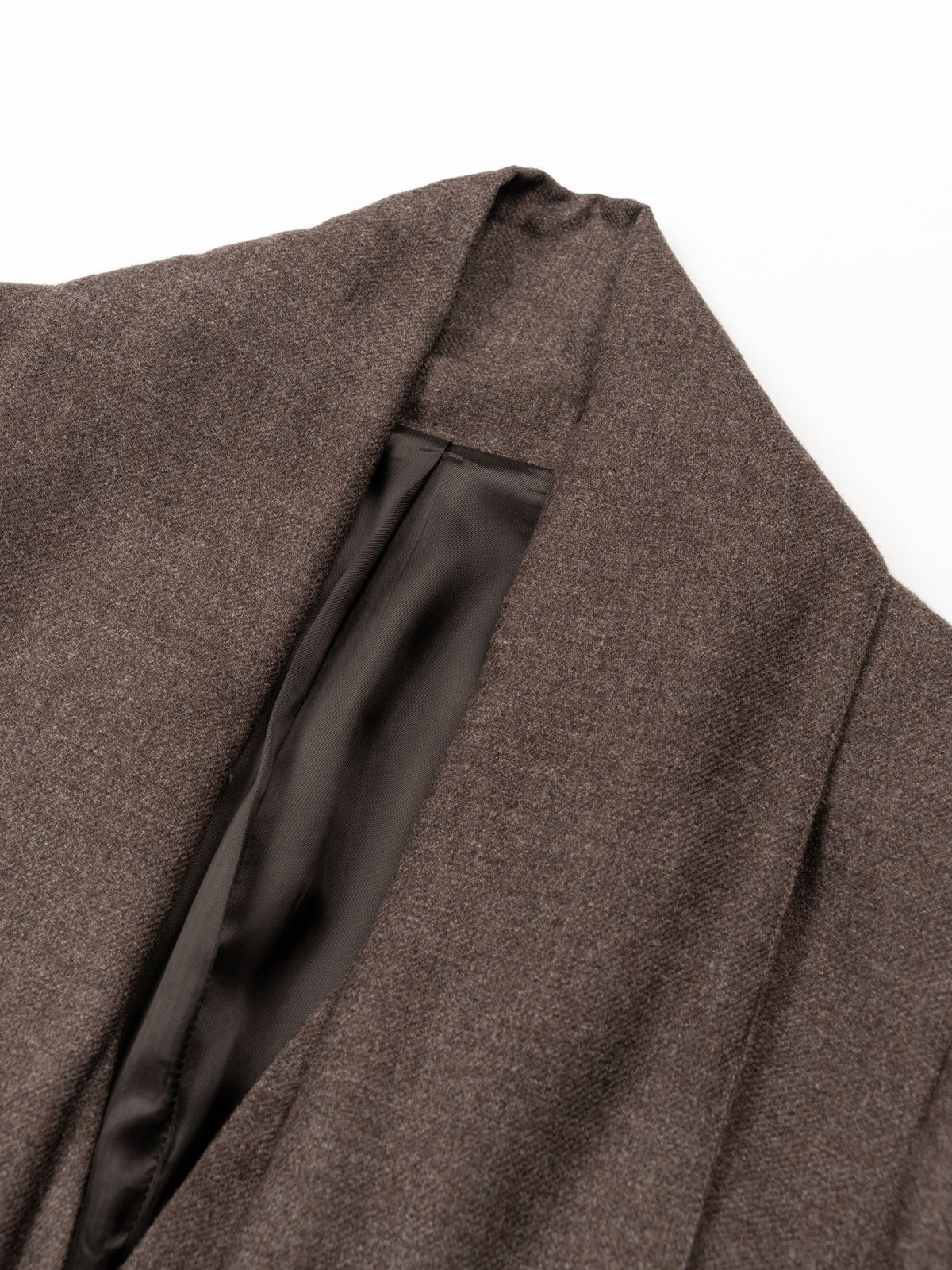 Toteme Scarf Lapel Blazer Taupe Melange