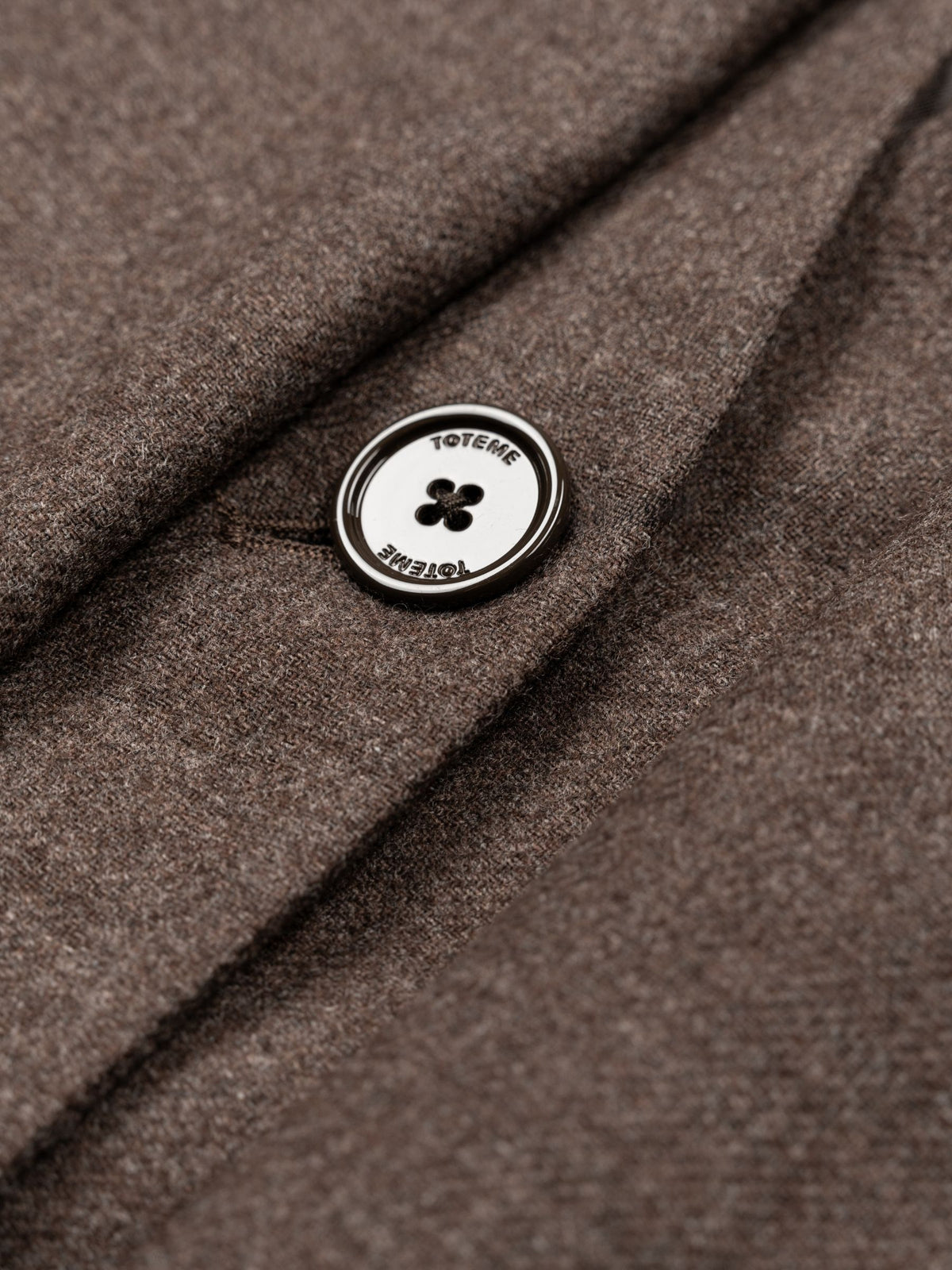 Toteme Scarf Lapel Blazer Taupe Melange