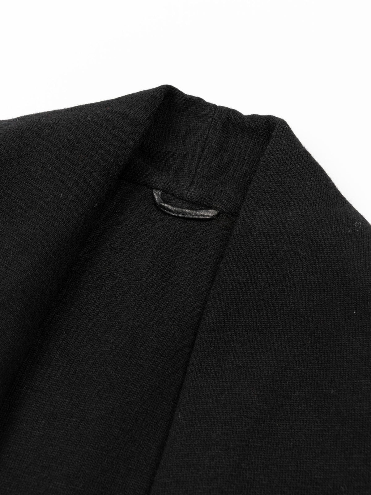 Toteme Scarf Leather Jacket Black