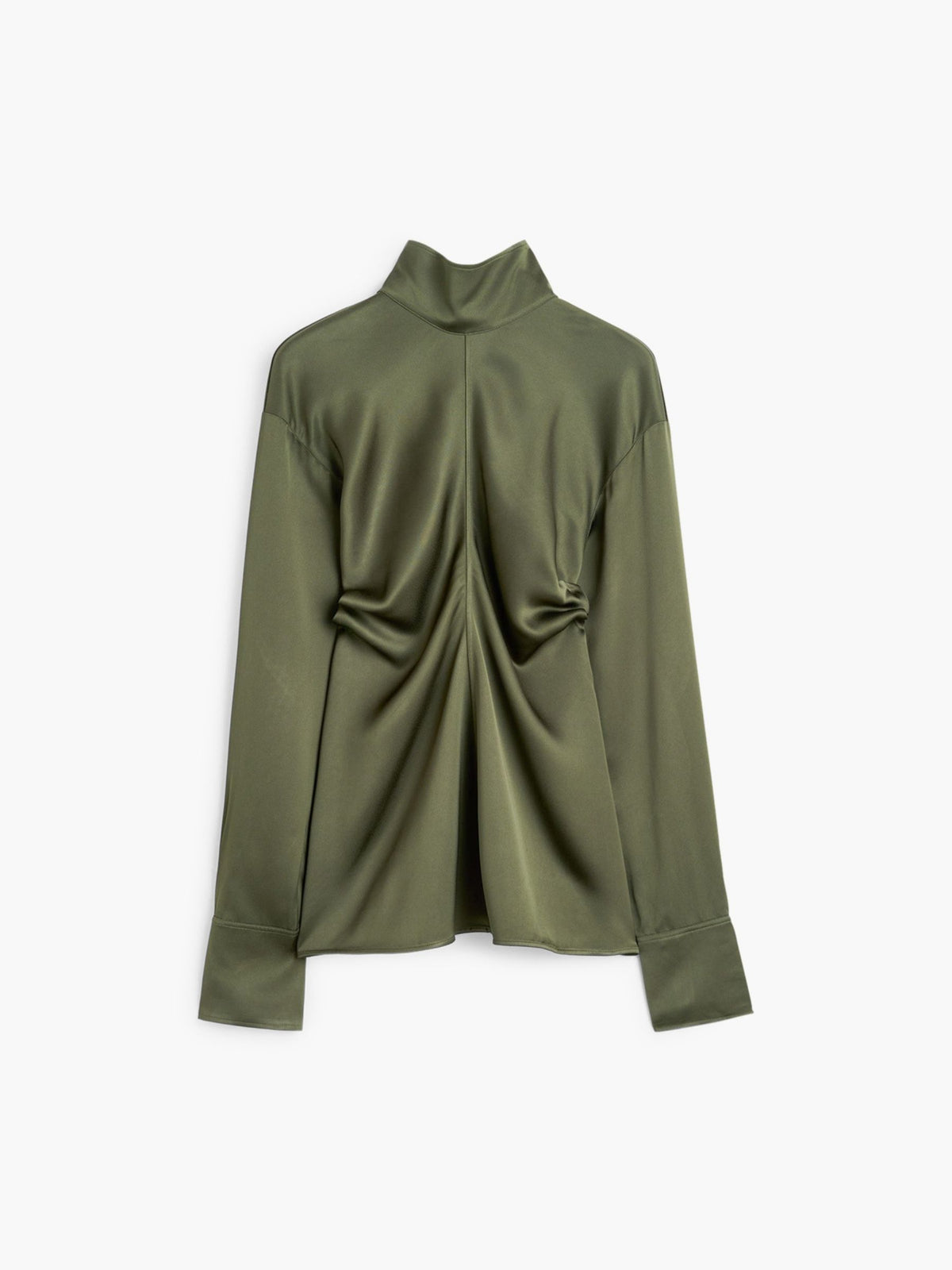 Toteme Slouch Blouse Dark Green