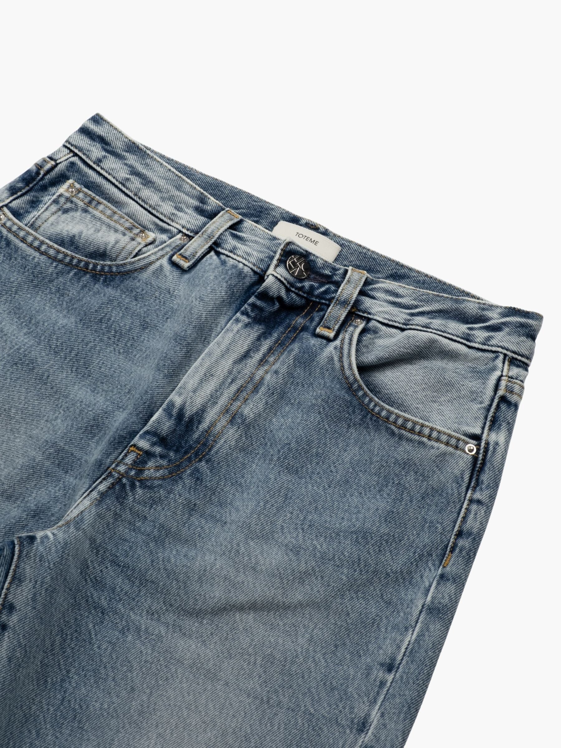Toteme Twisted Seam Denim Worn Blue