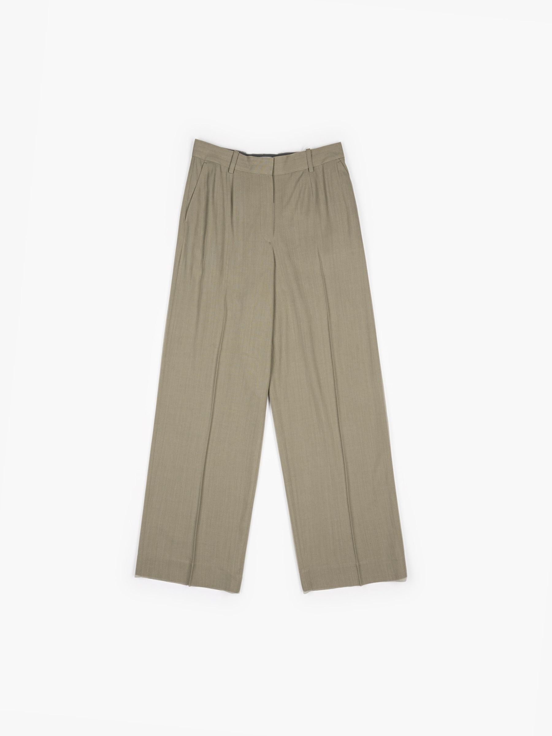Toteme Wide Fluid Trousers Taupe