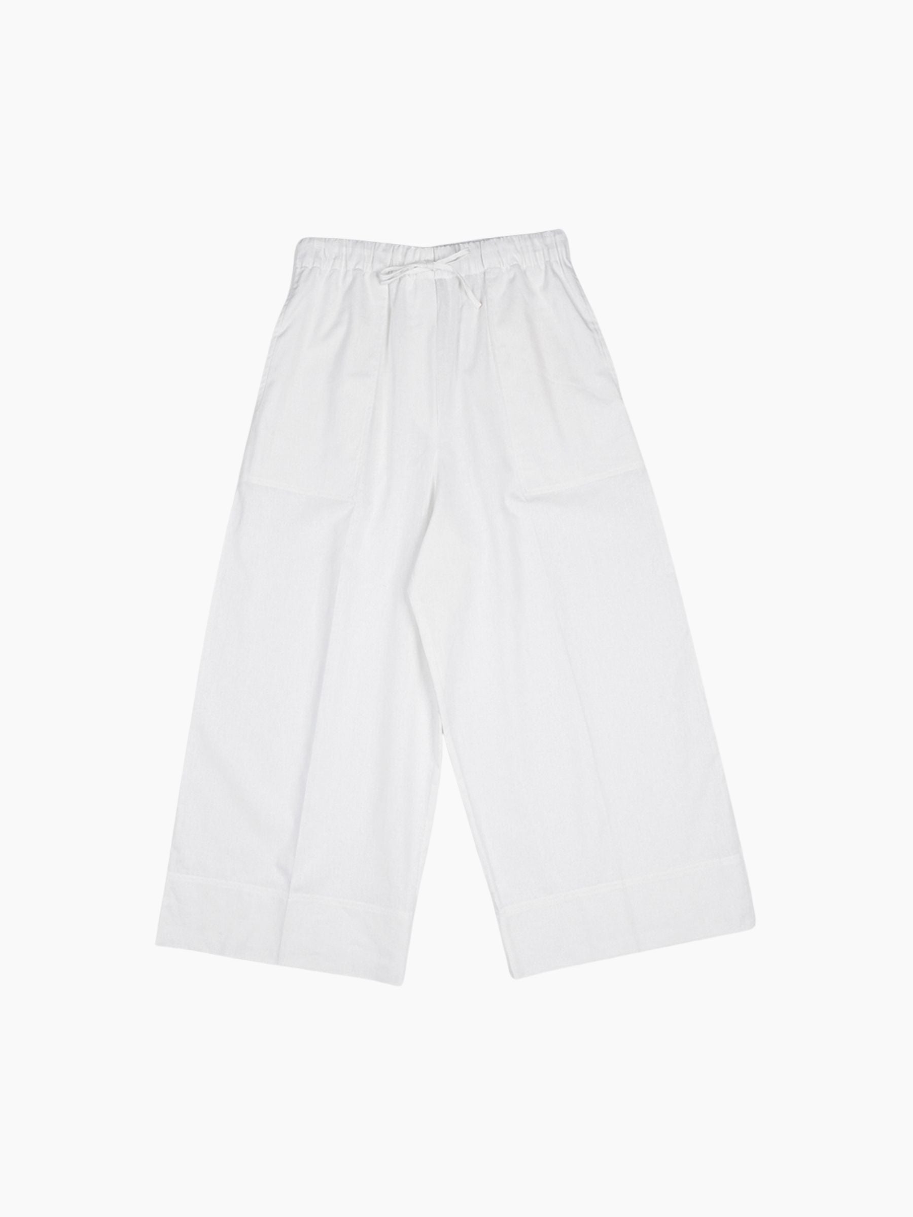 Toteme Wide Summer Trousers White