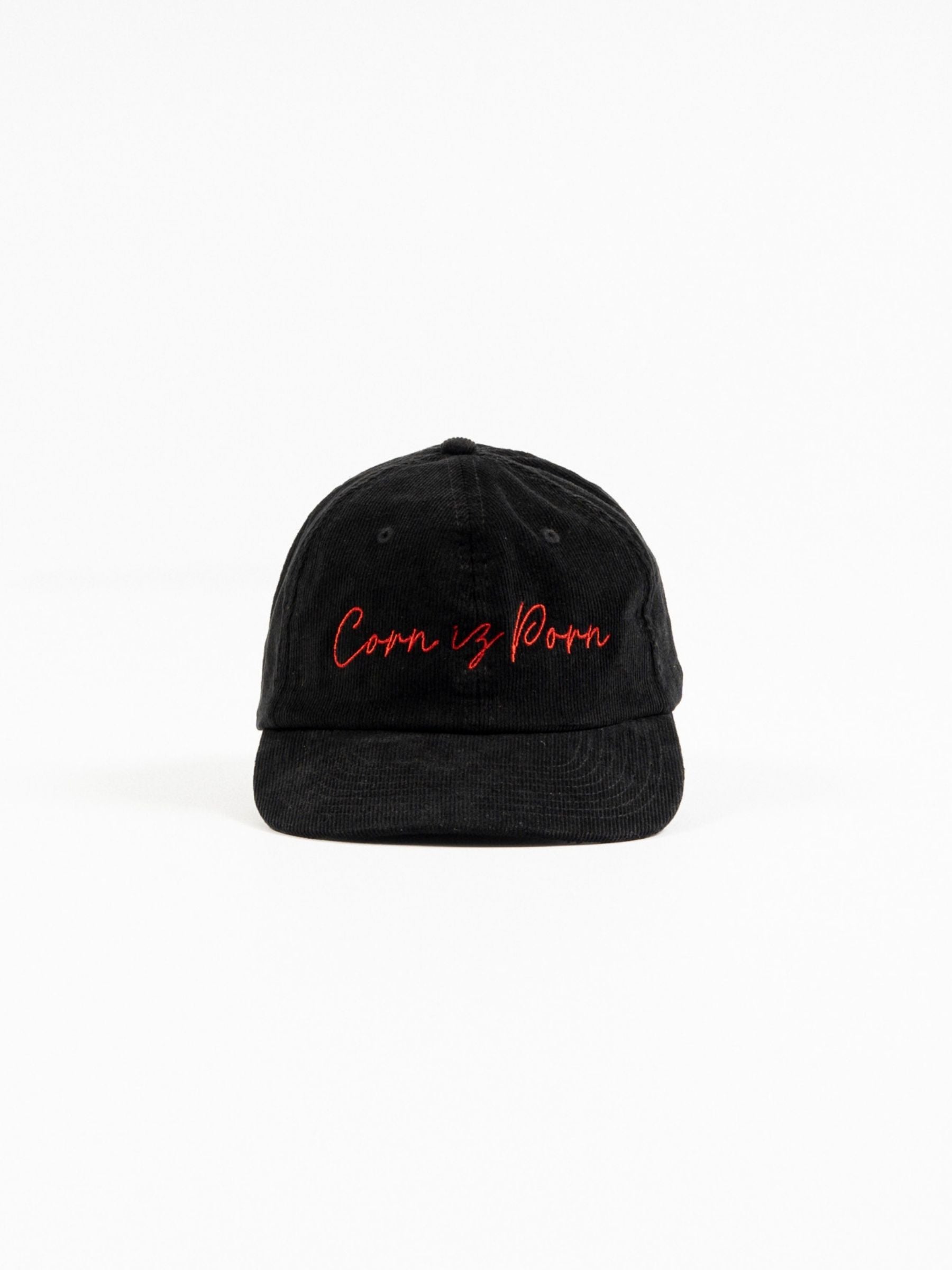 Trinitii Corn Iz Porn Corduroy Cap Black