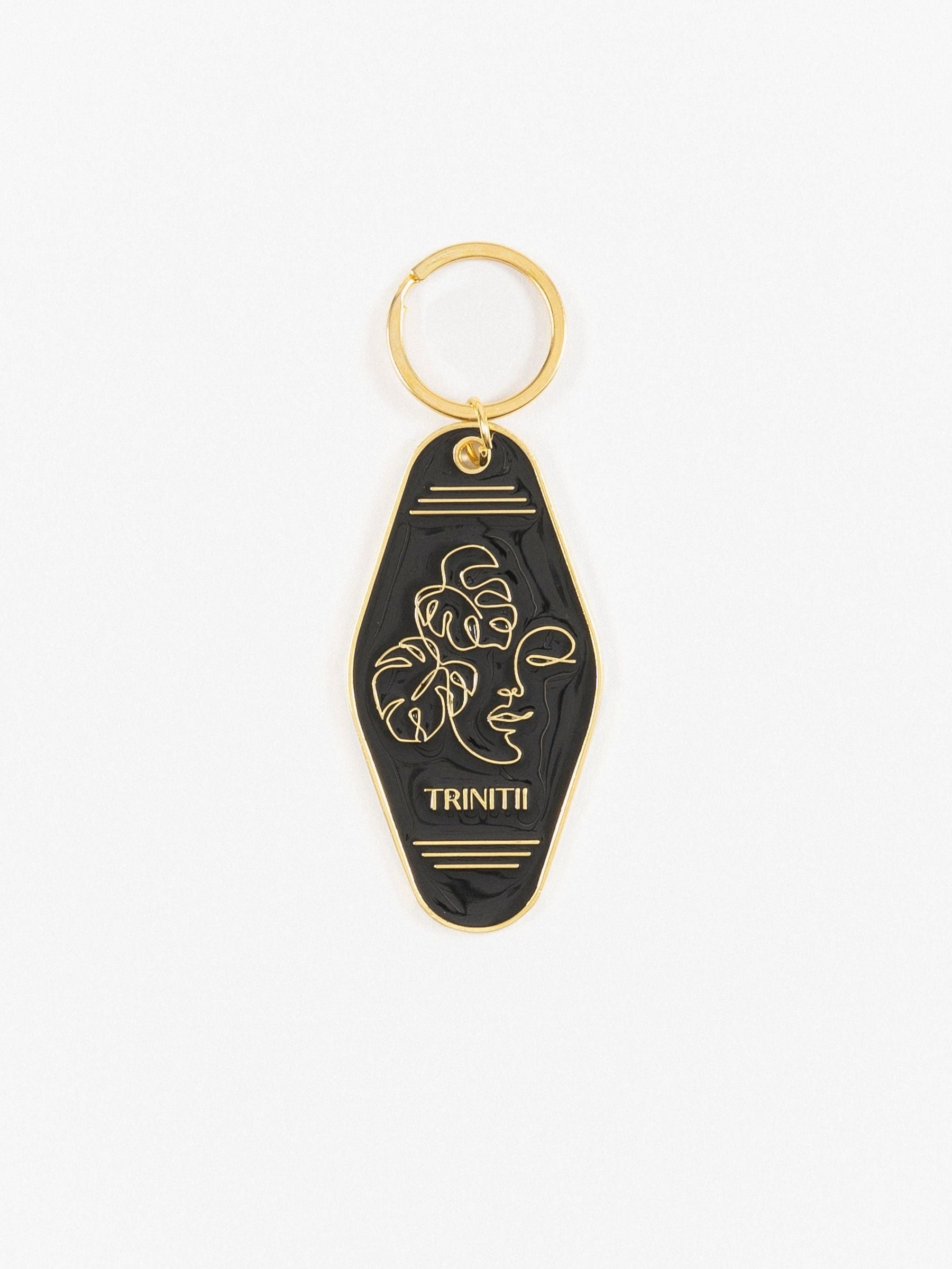 Trinitii Corn Iz Porn Keychain Black