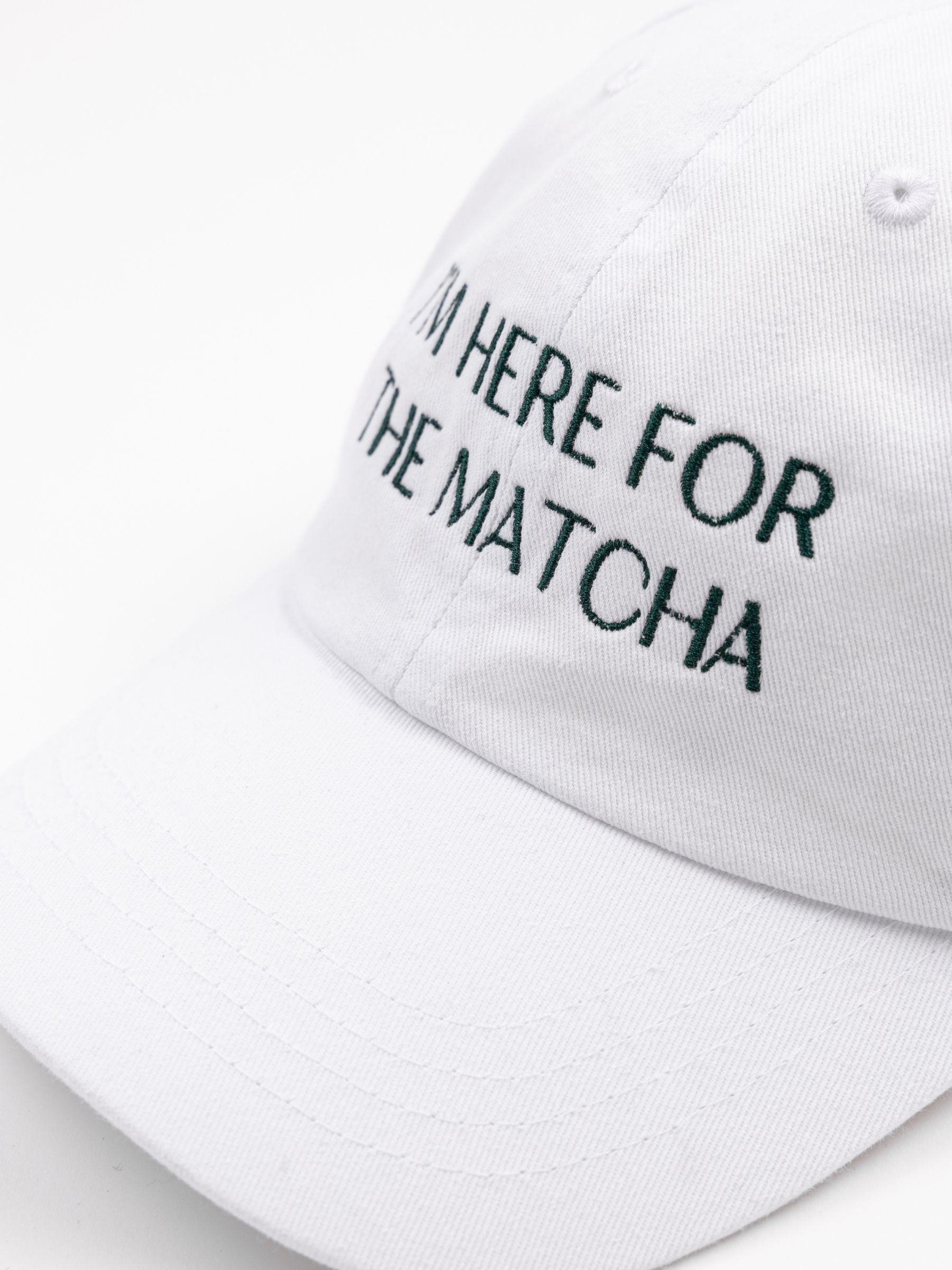 Trinitii Here For The Matcha Cap White