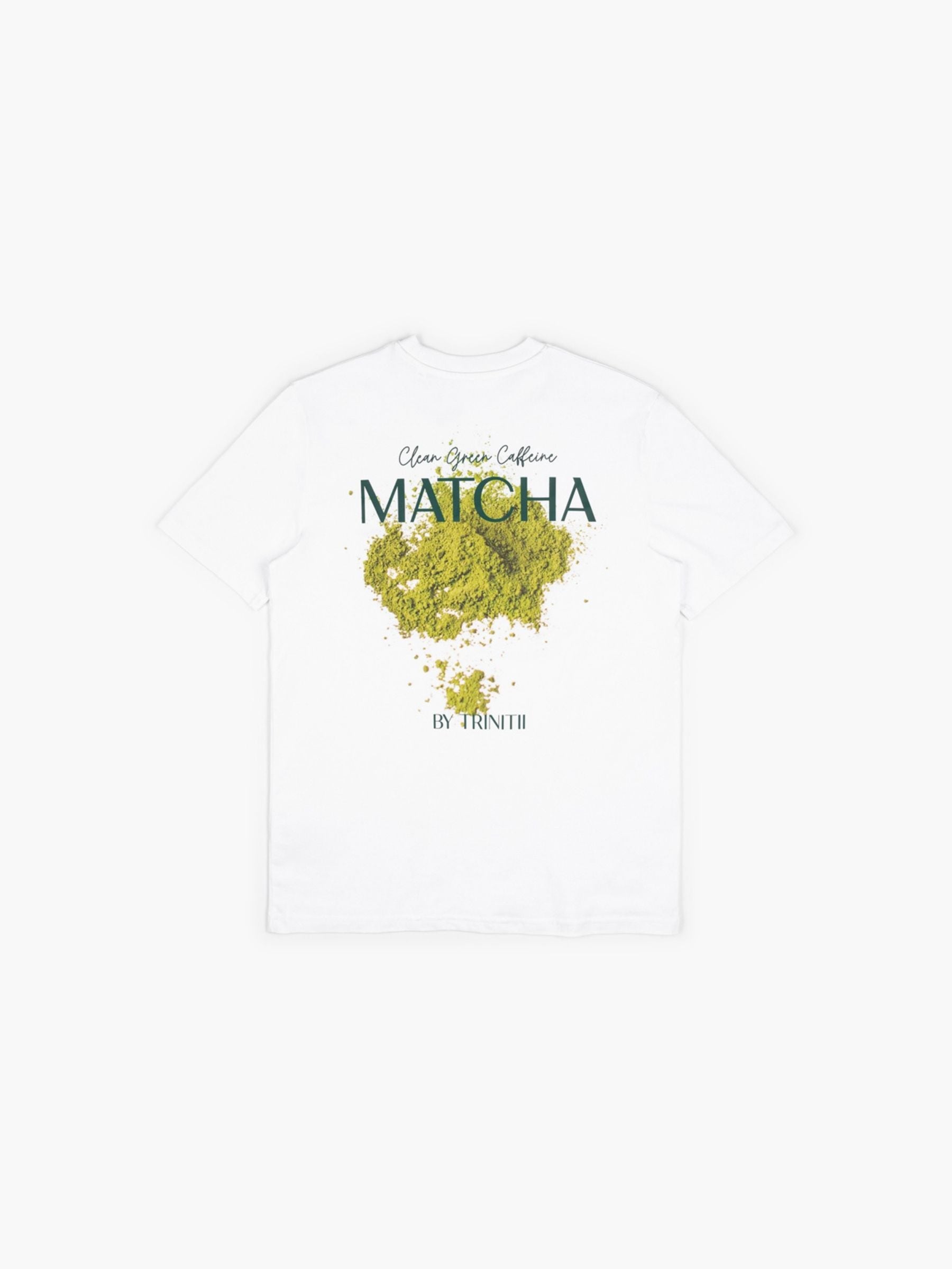 Trinitii Matcha Powder Tee White
