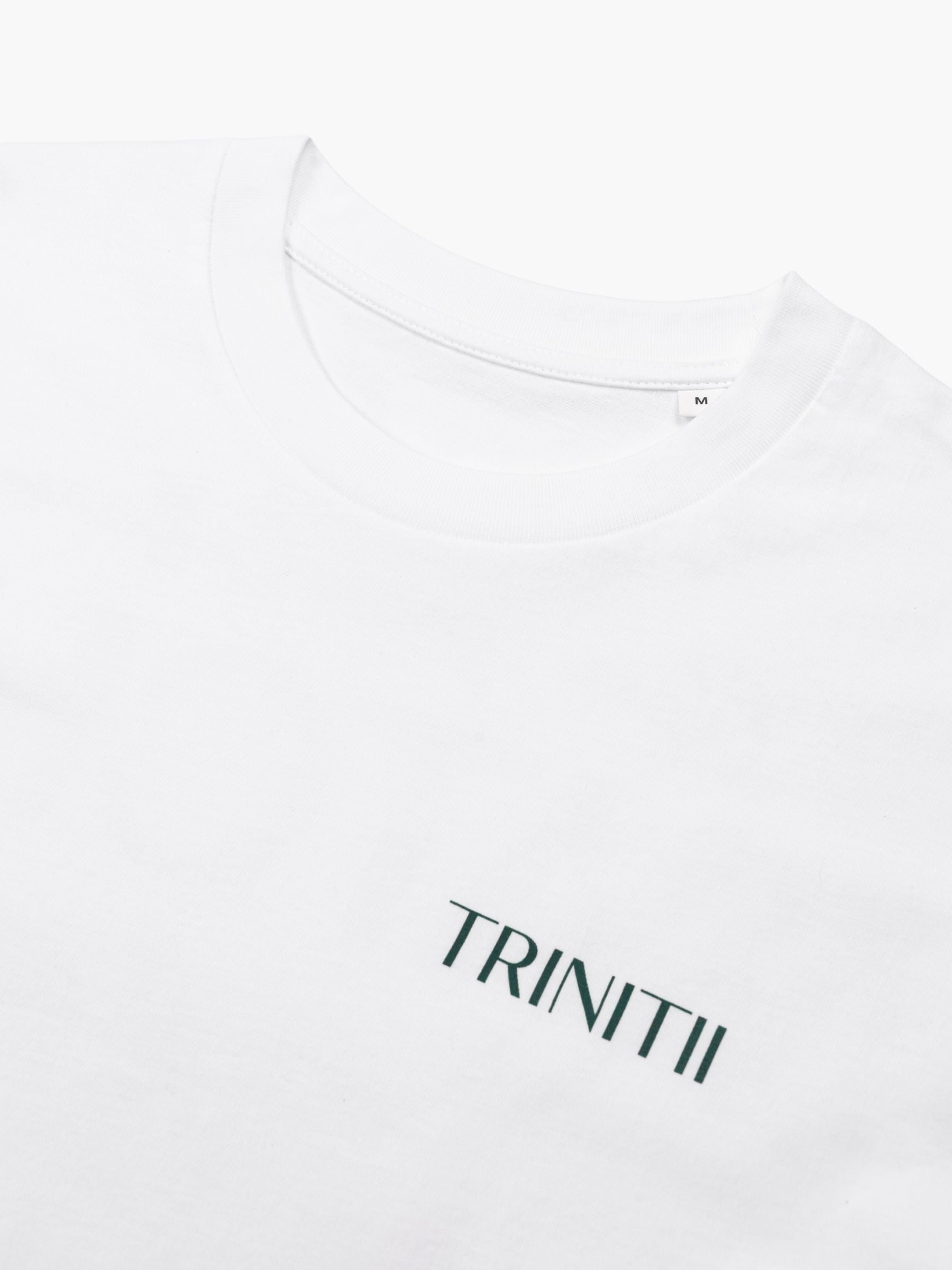 Trinitii Matcha Powder Tee White