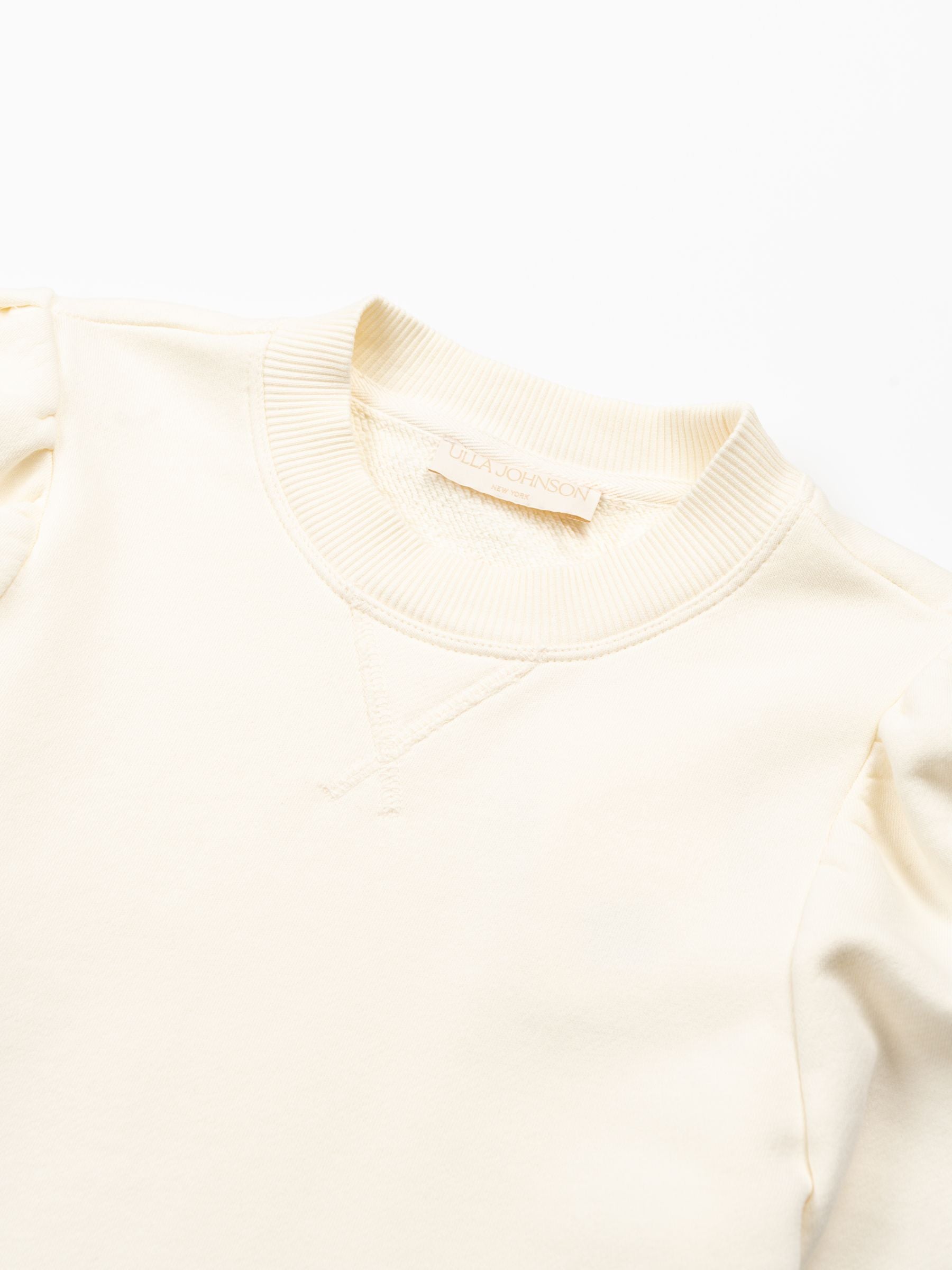 Ulla Johnson Adeline Terry Pullover Cream