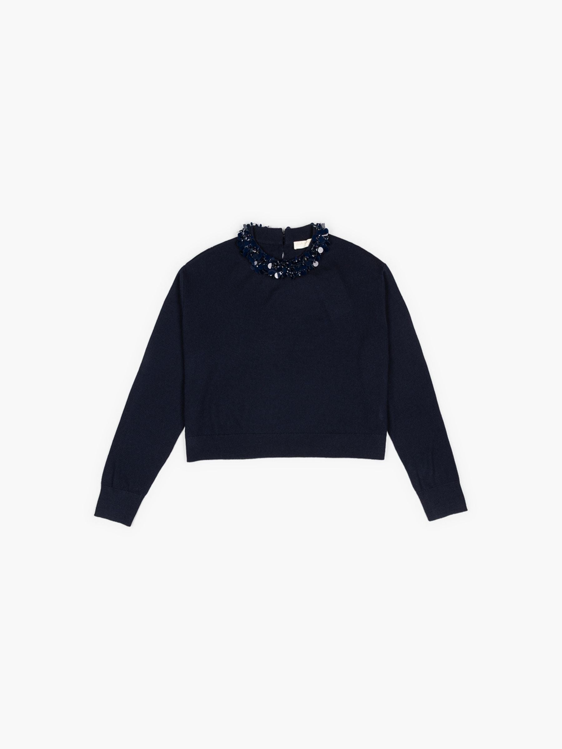 Ulla Johnson Amelia Embellished Pullover Midnight