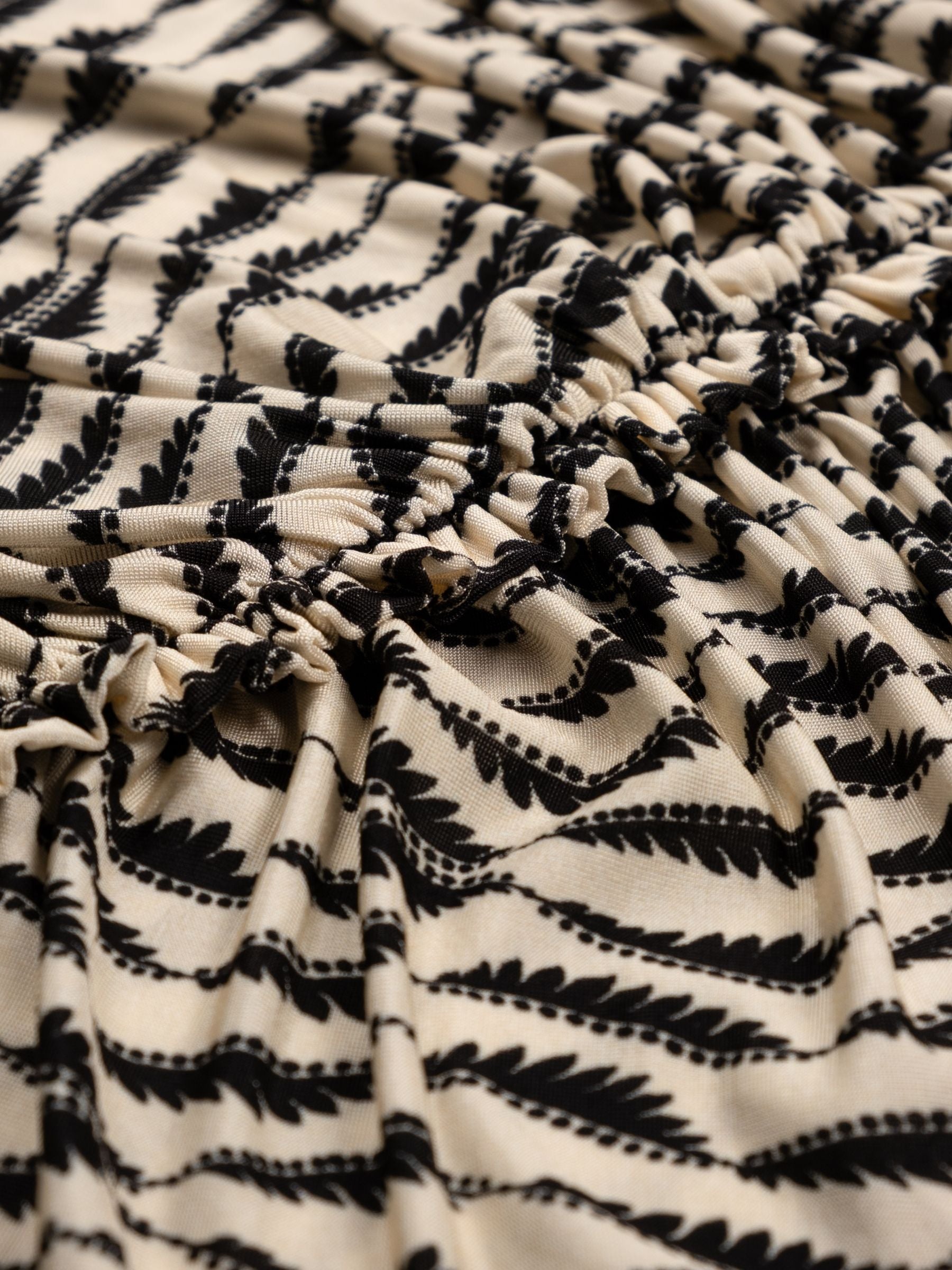 Ulla Johnson Ida LS Ruched Turtleneck Dress Silhouette