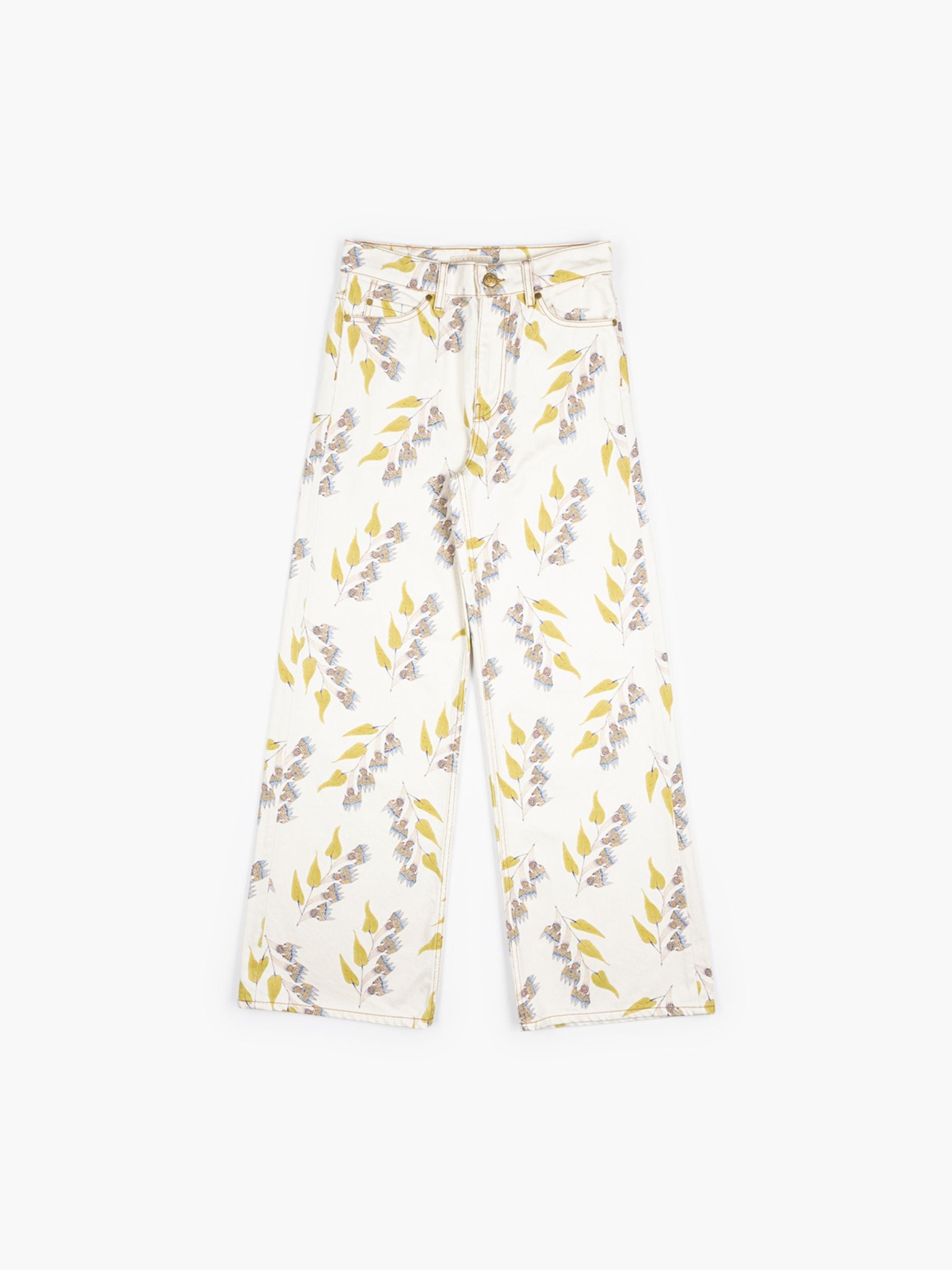 Ulla Johnson The Willow Wide Leg Jean Infinite Flower