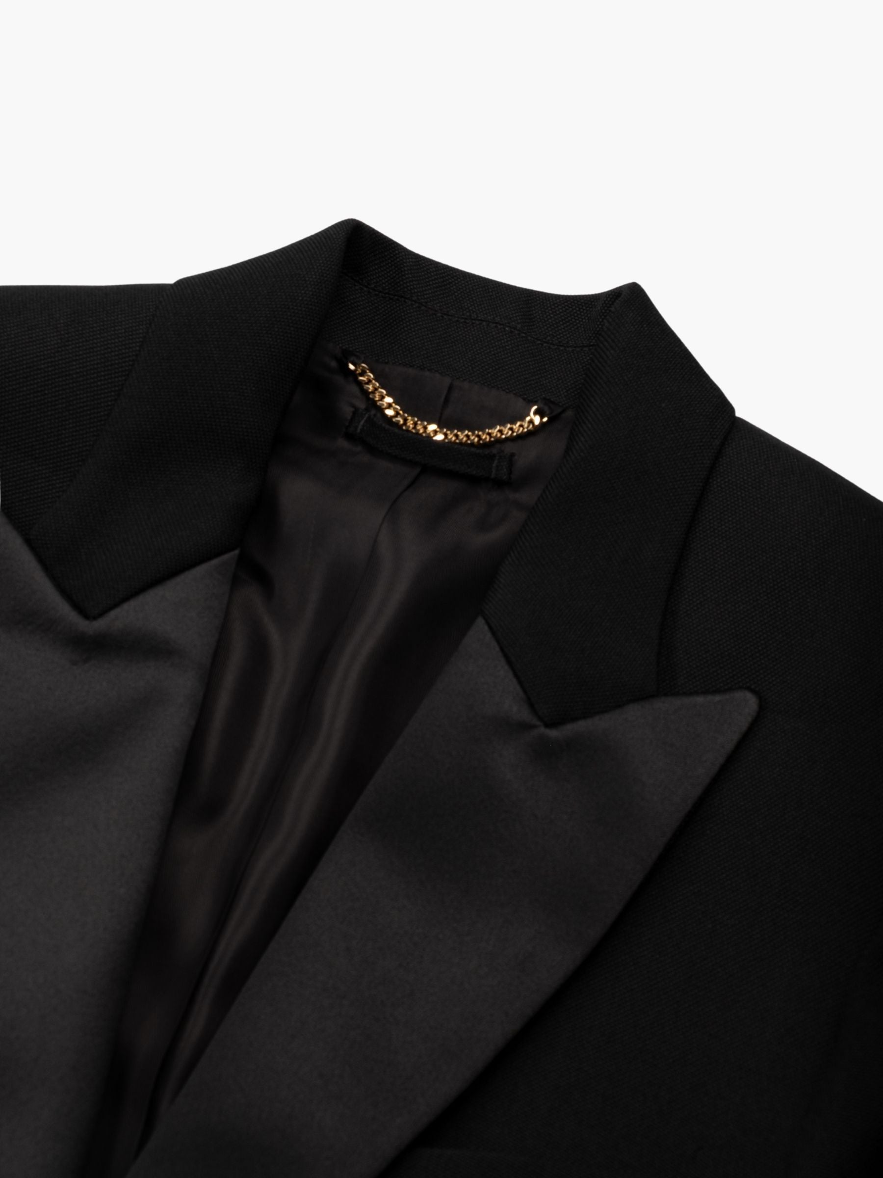 Victoria Beckham Belted Tailored Jacket Black