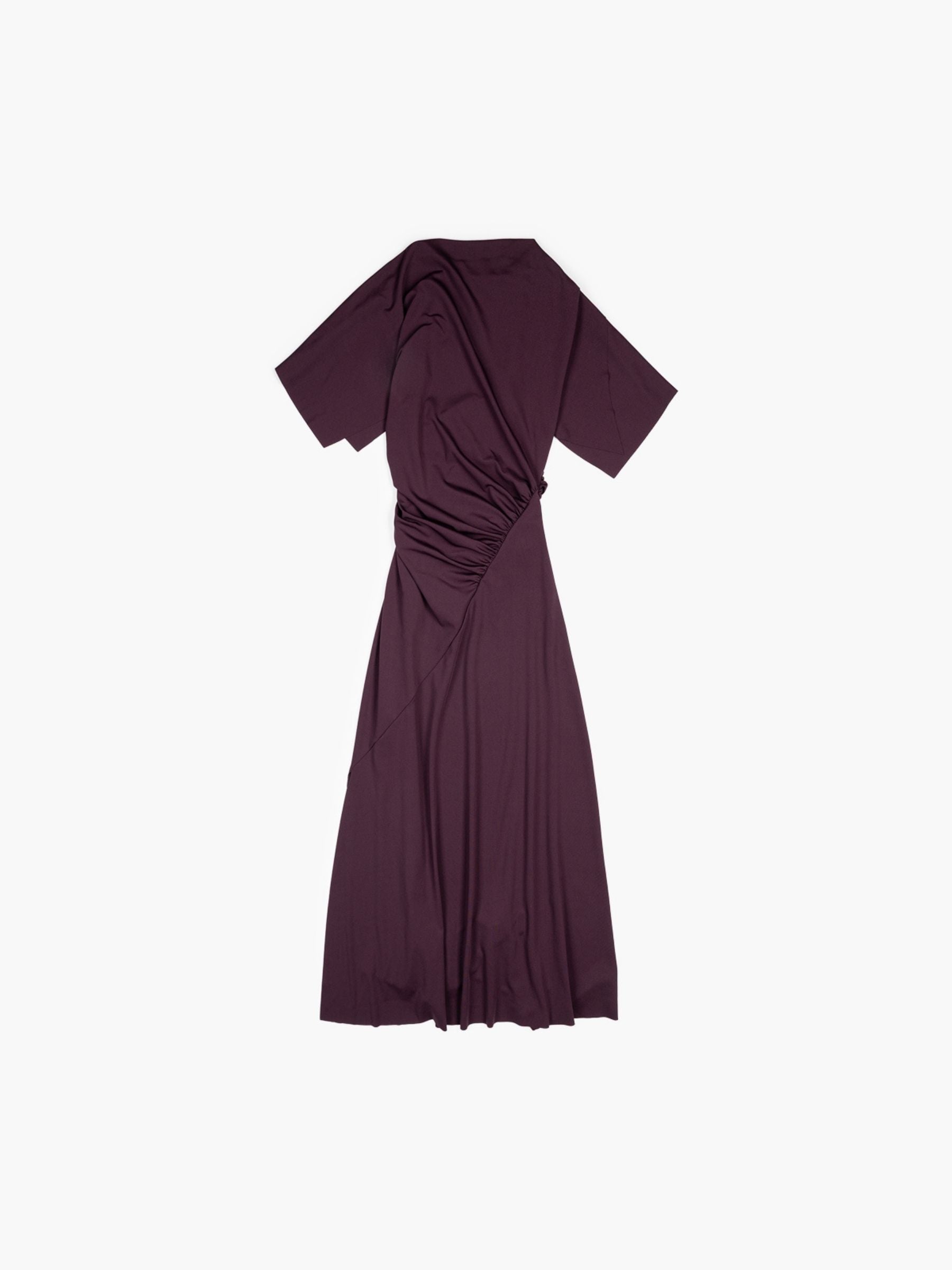 Victoria Beckham Cap Sleeve Dress Blackcurrant