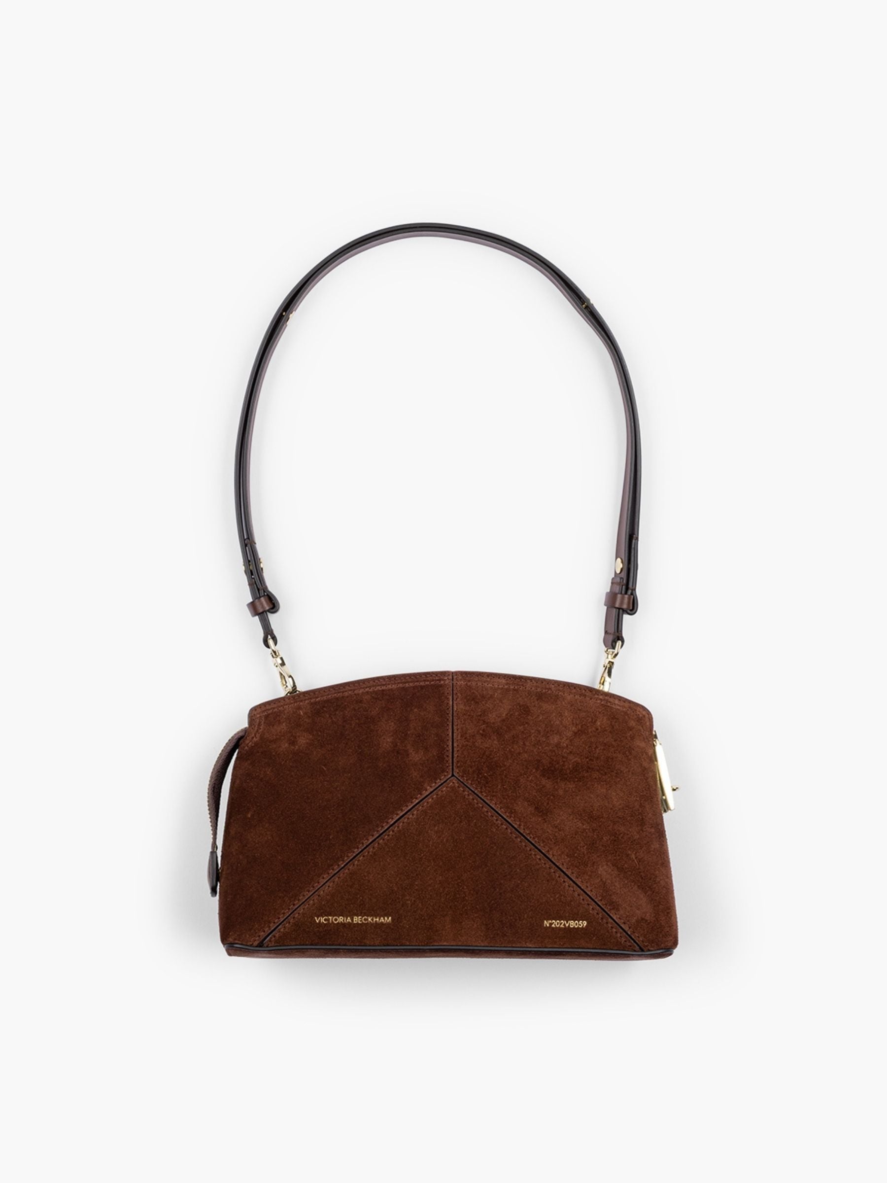 Victoria Beckham Victoria Crossbody Bag Dark Brown