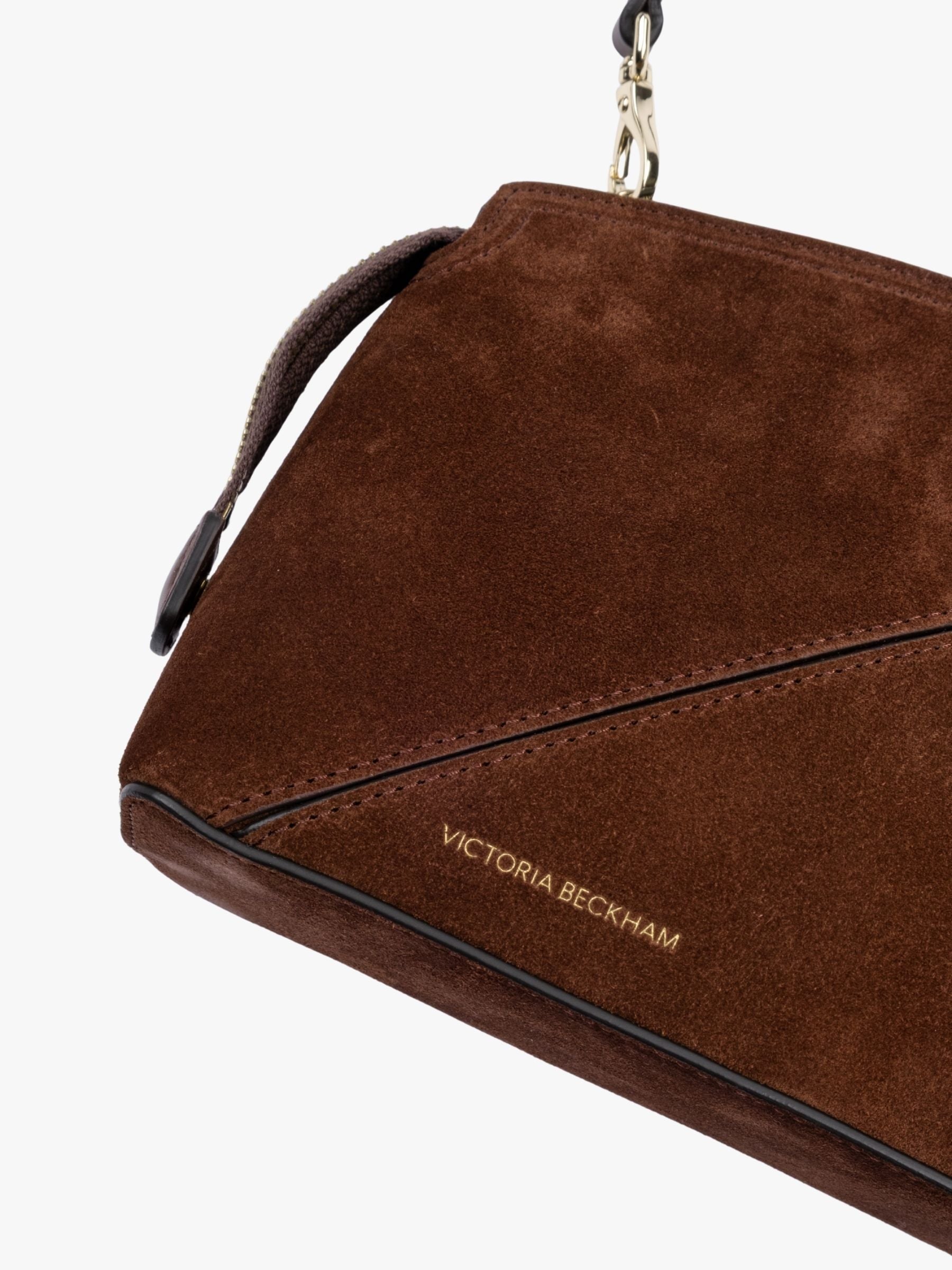 Victoria Beckham Victoria Crossbody Bag Dark Brown