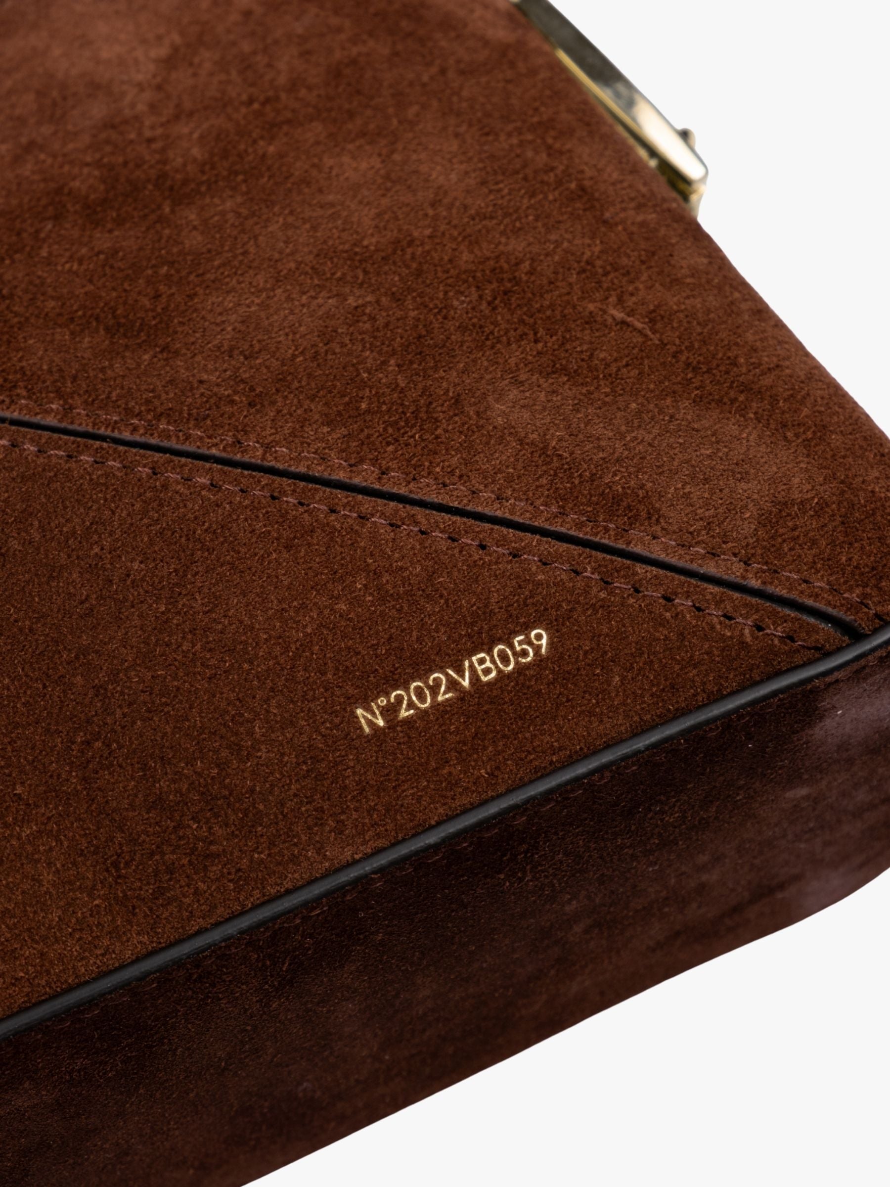 Victoria Beckham Victoria Crossbody Bag Dark Brown
