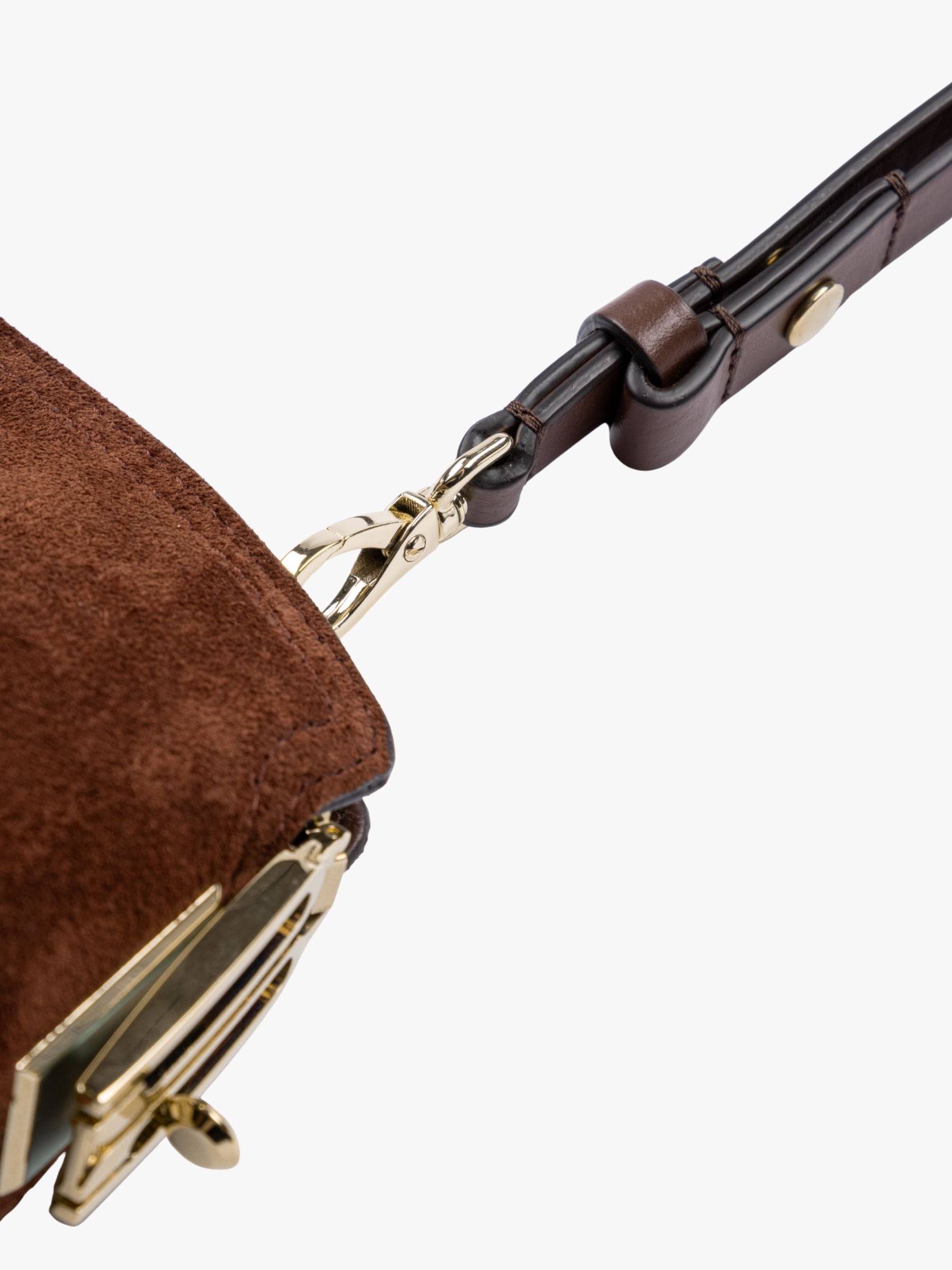 Victoria Beckham Victoria Crossbody Bag Dark Brown