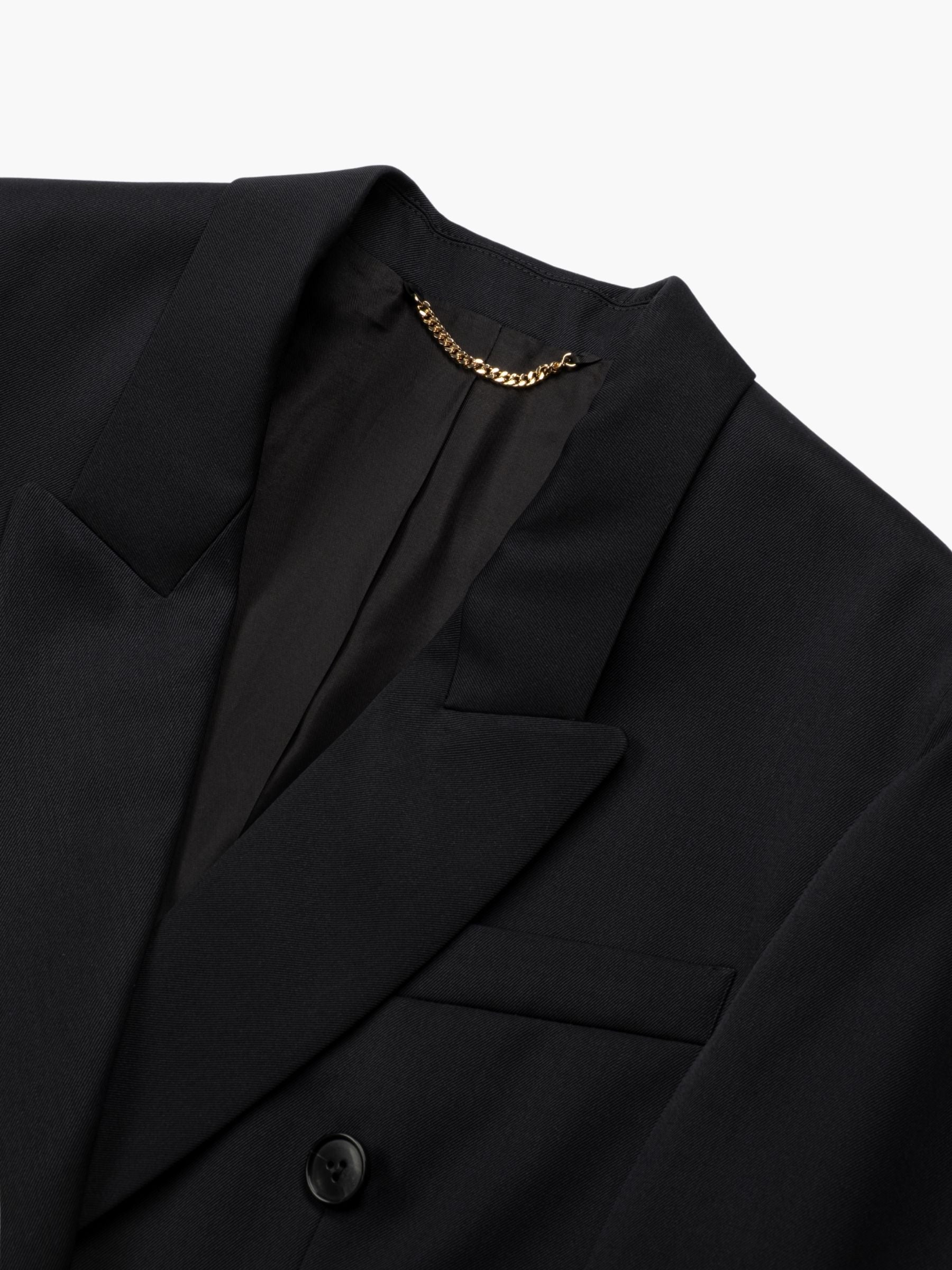 Victoria Beckham Double Breasted Tailored Jacket Navy