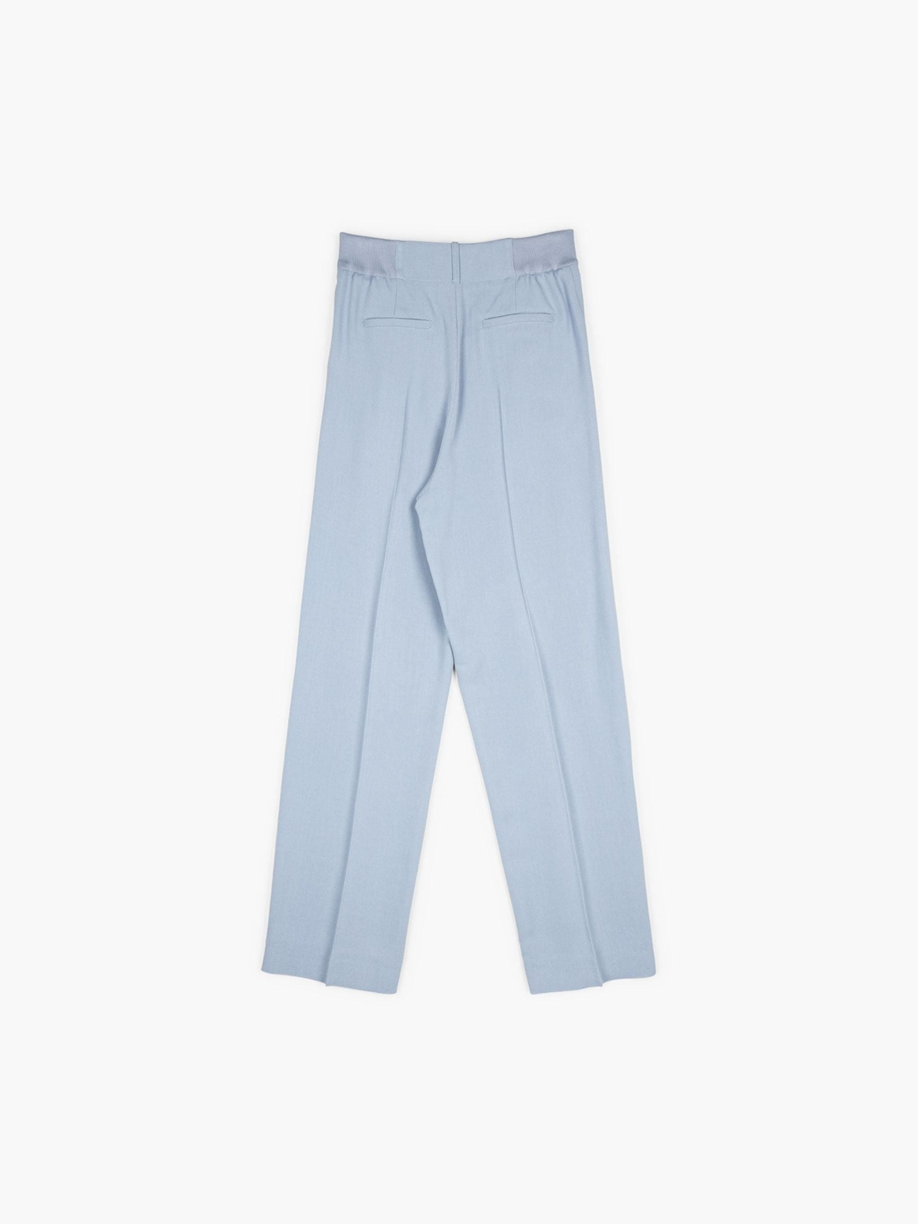 Victoria Beckham Fluid Tailor Trouser Ocean Mist