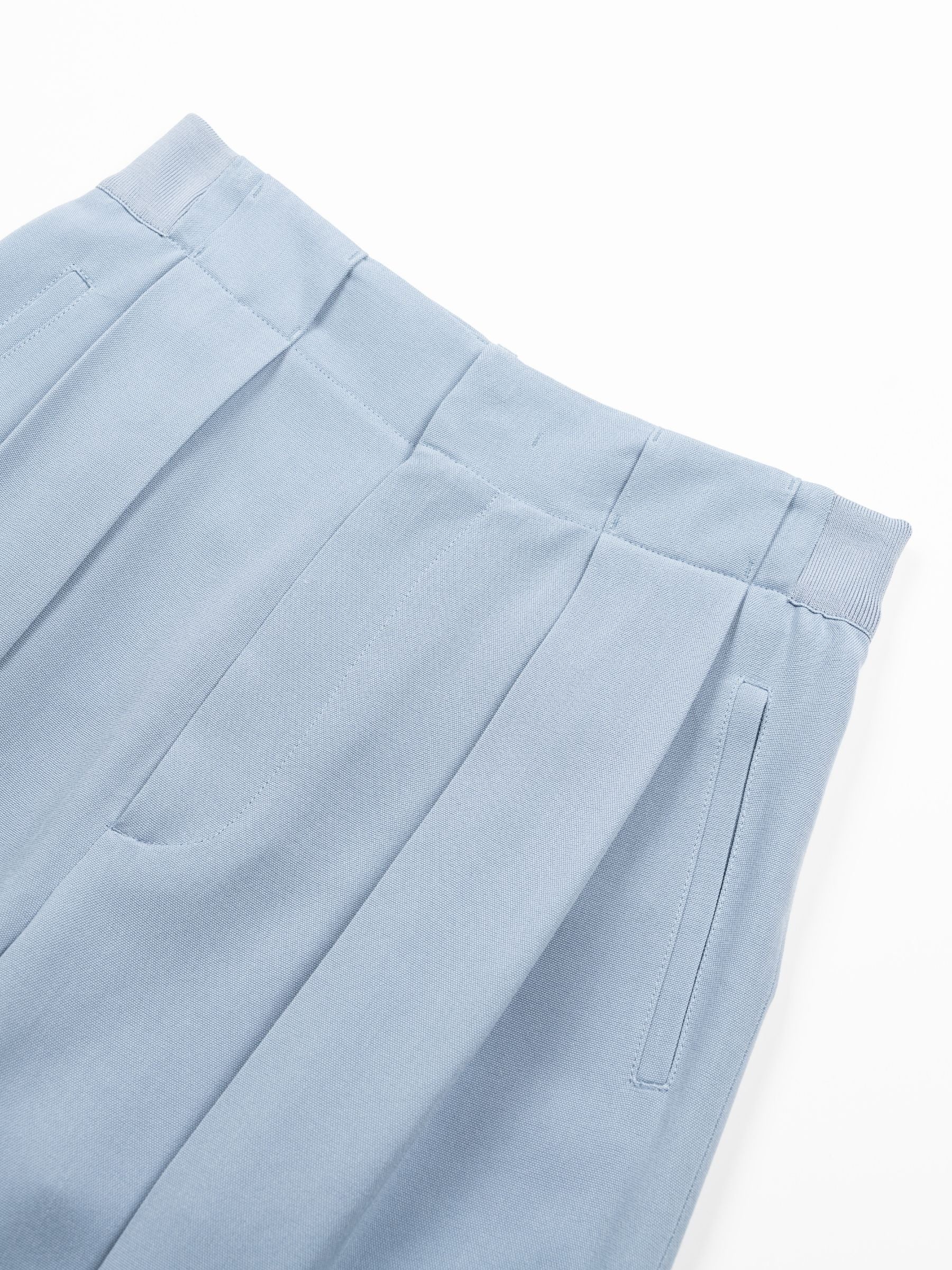 Victoria Beckham Fluid Tailor Trouser Ocean Mist