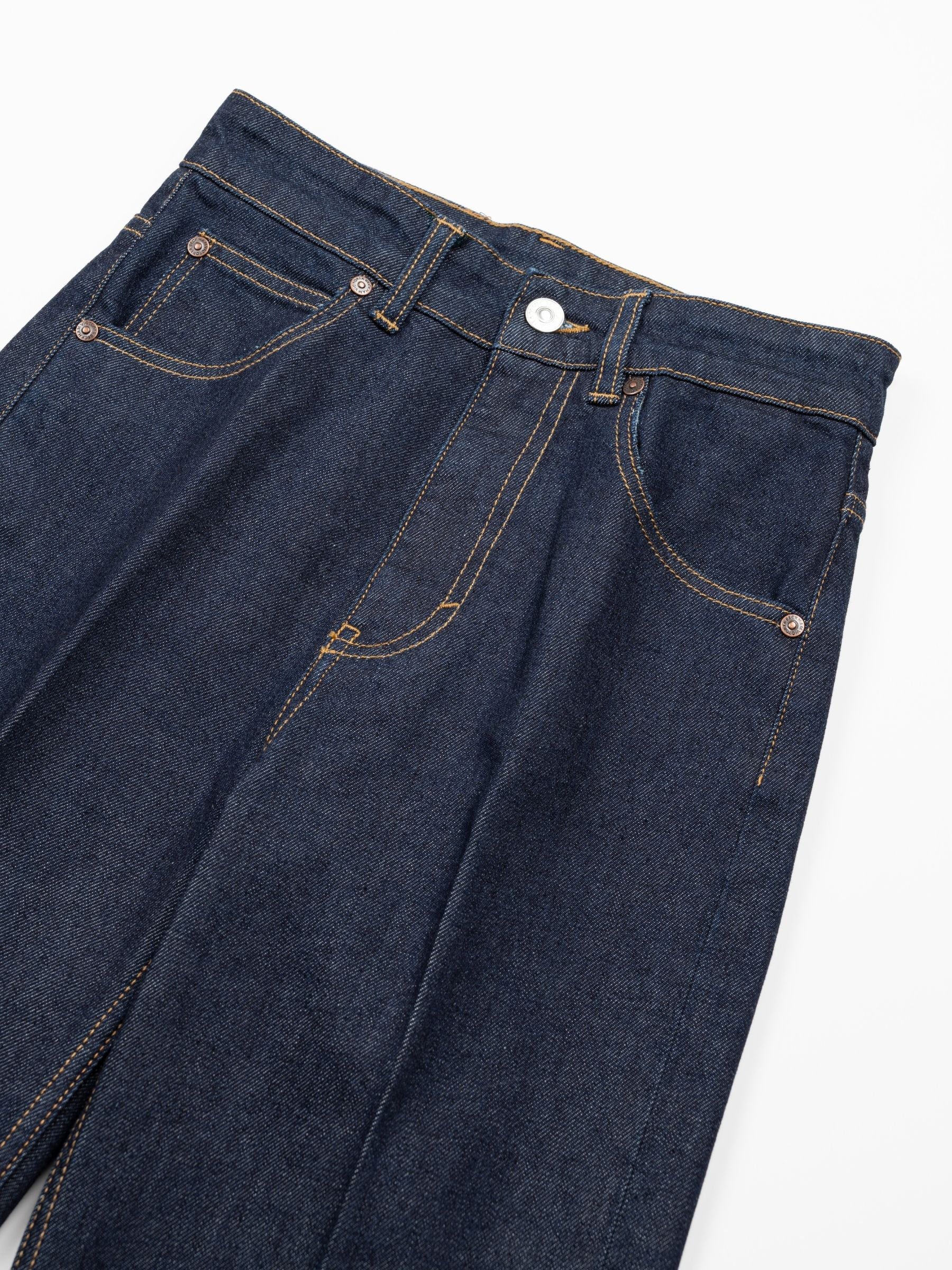 Victoria Beckham Julia Jean Short Indigo Rinse