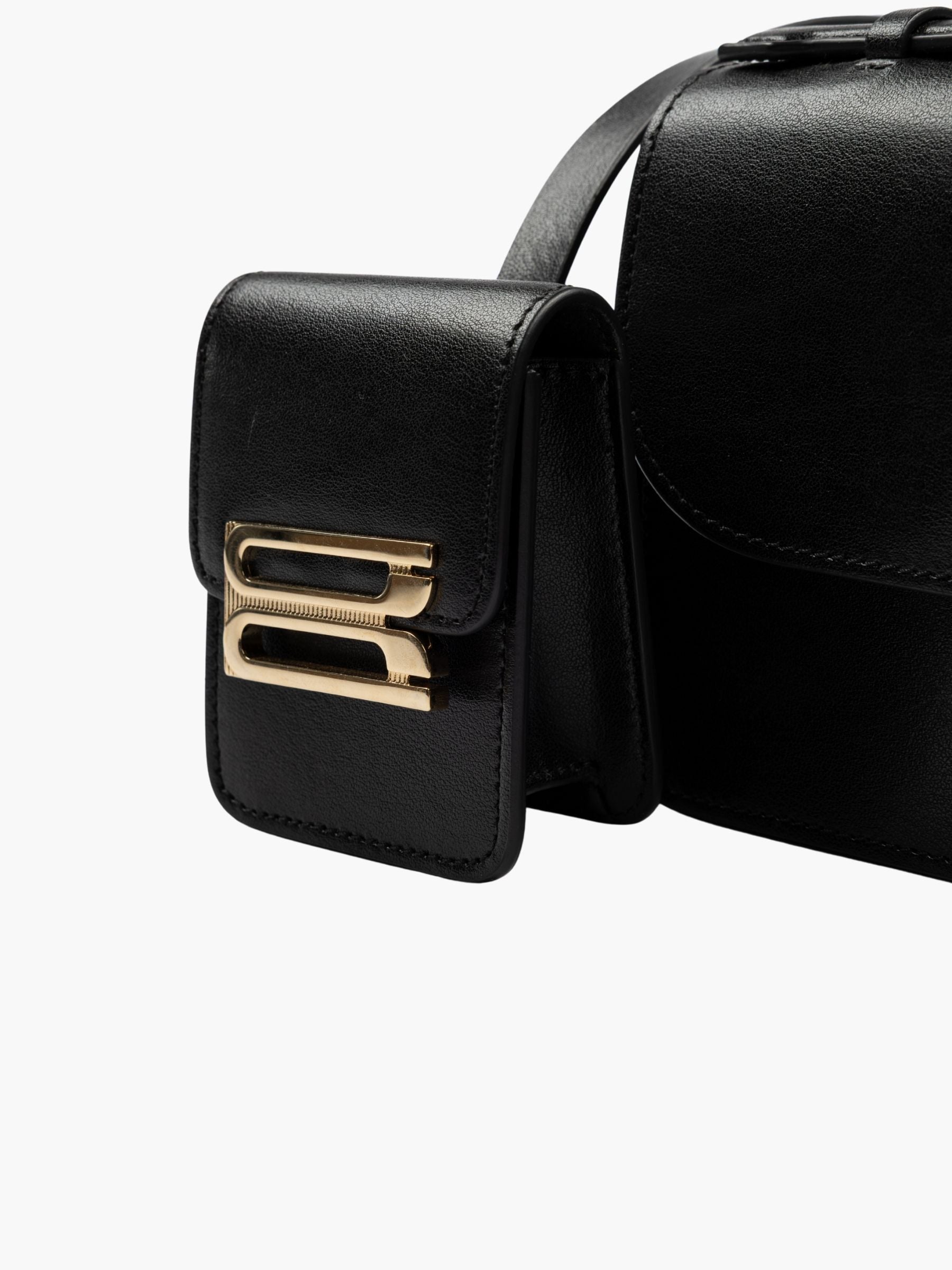 Victoria Beckham Mini Dorian Bag Pocket Strap Black