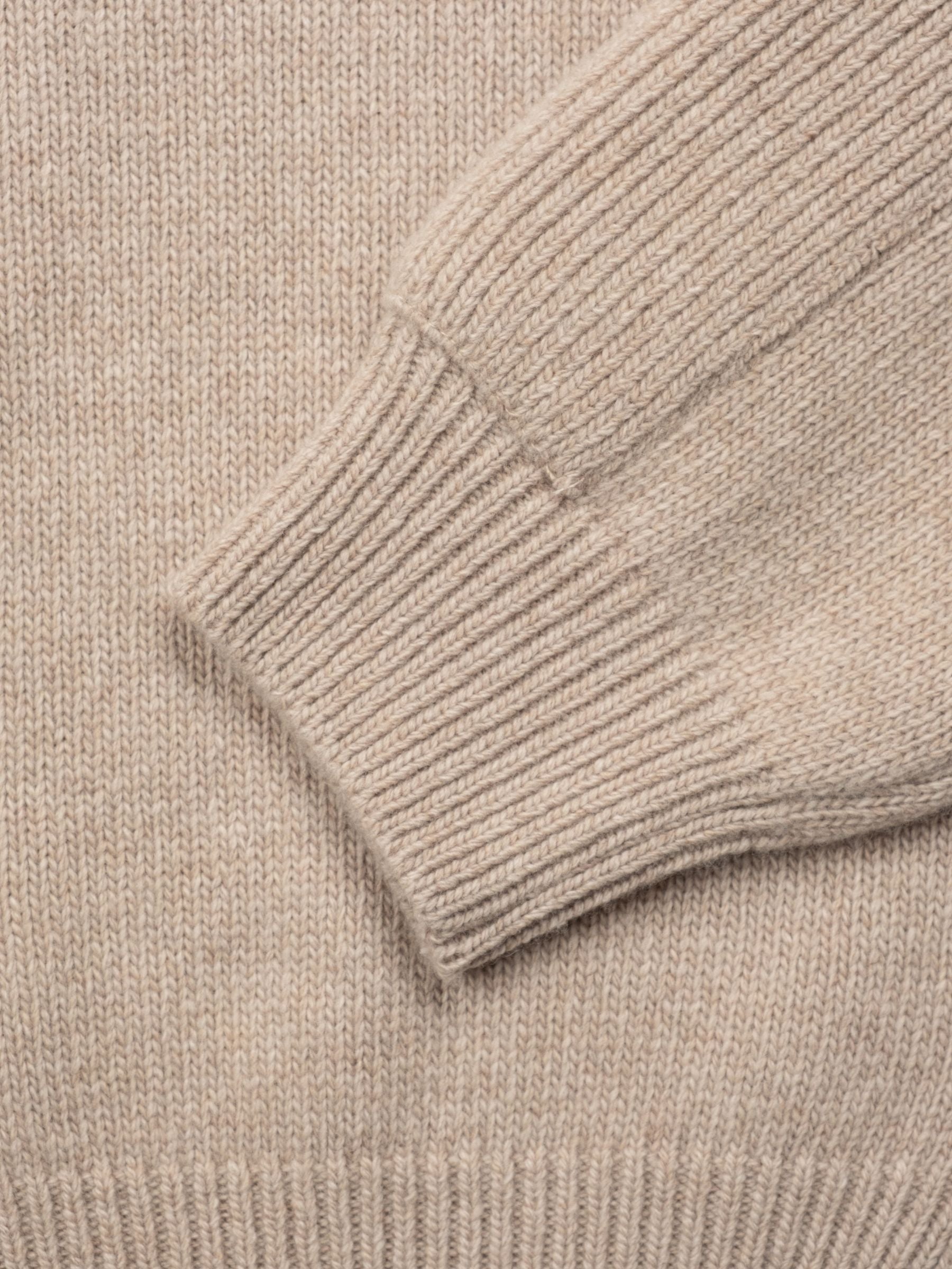 Victoria Beckham V Neck Yoke Pullover Sand