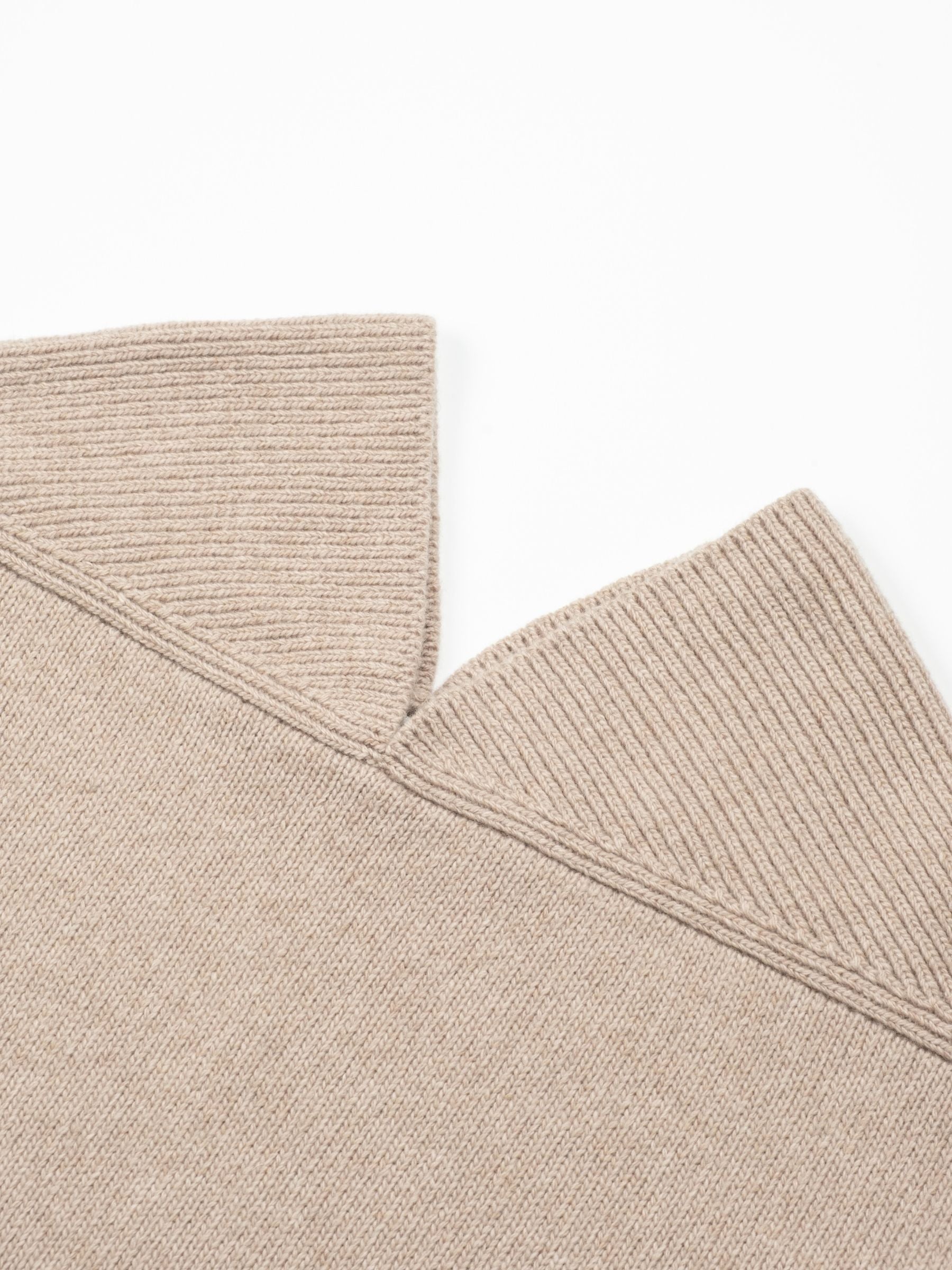 Victoria Beckham V Neck Yoke Pullover Sand