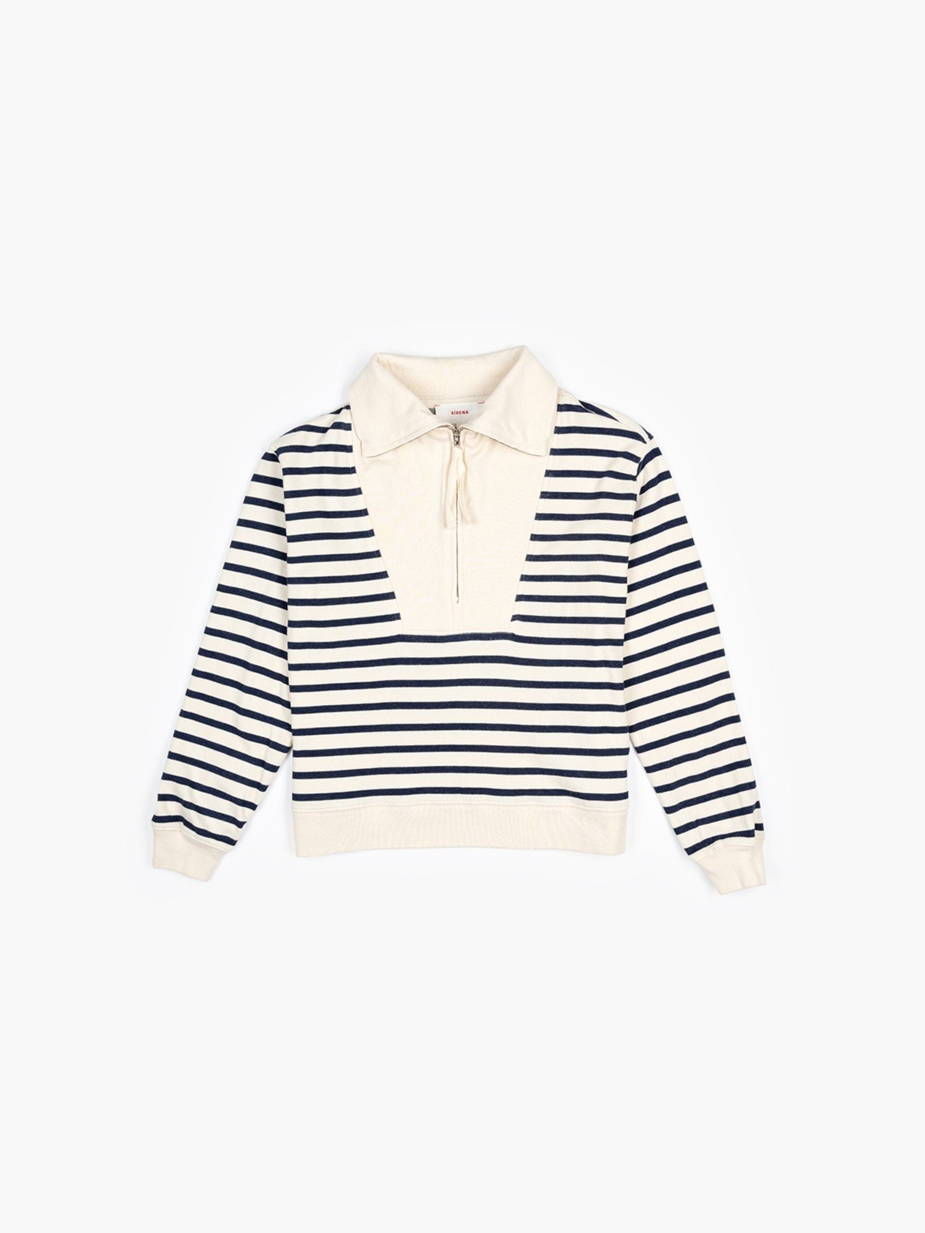 Xirena Kat Sweatshirt Natural Stripe