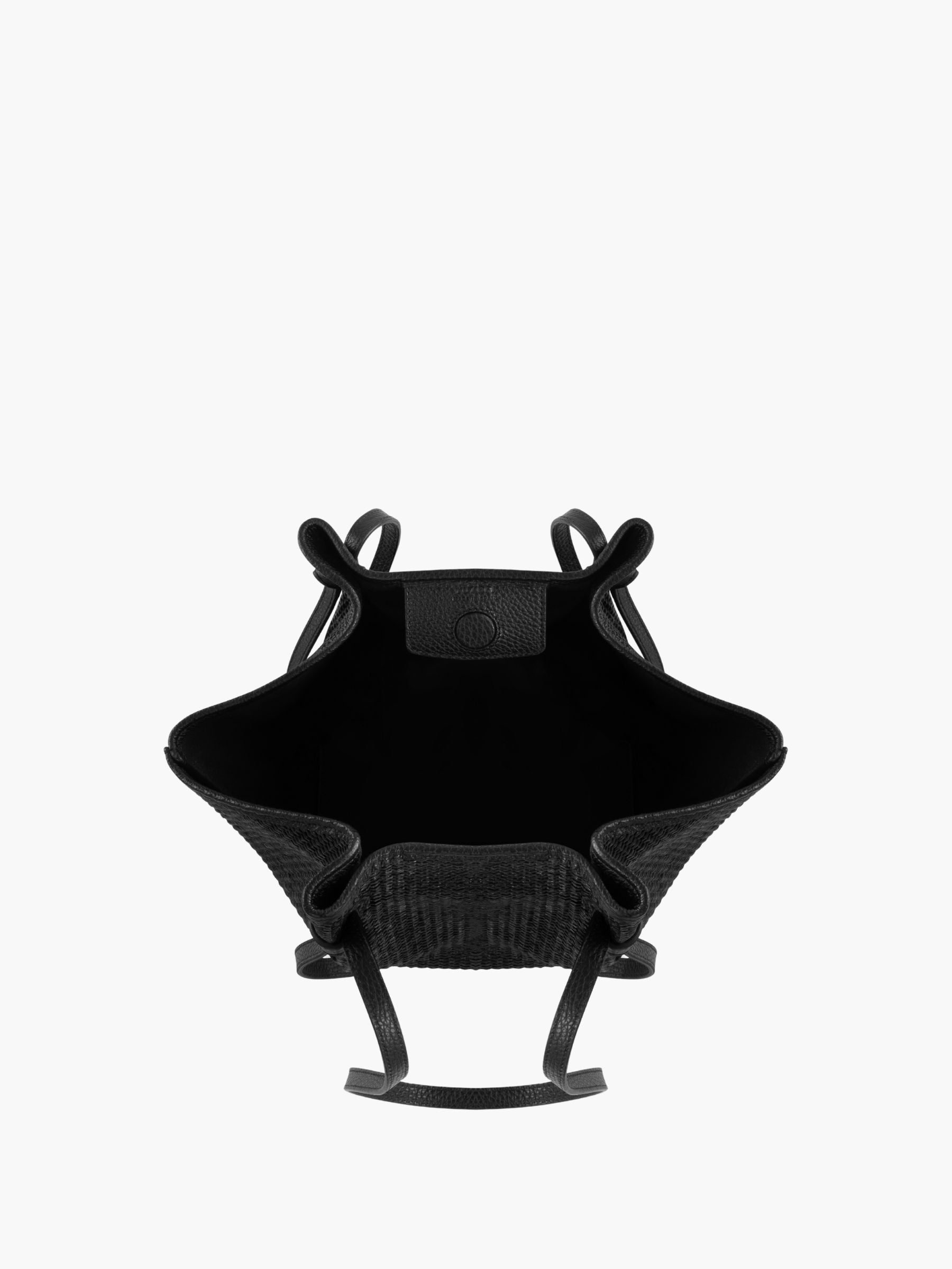 Yuzefi Mochi Woven Raffia Black